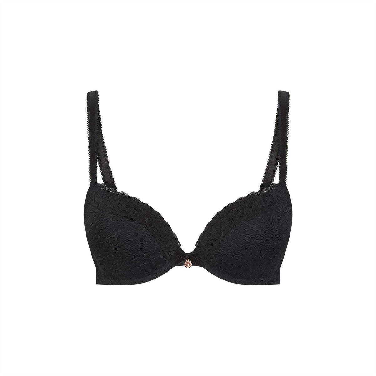 Ted Baker Solid Patterned Push Up Bra