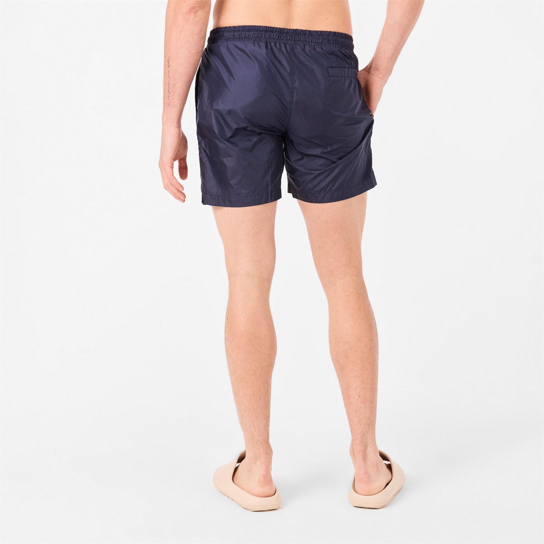 Societe Noir Relaxed Fit Swim Short with Lettering