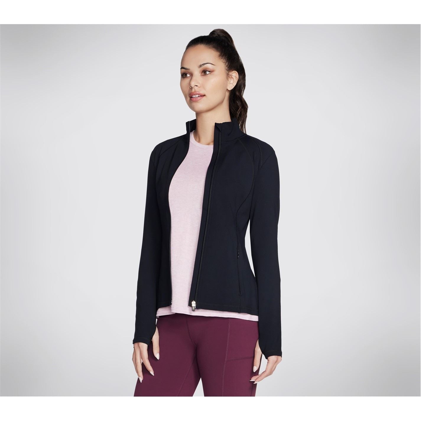Skechers Go Walk High Neck Slim Fit Jacket