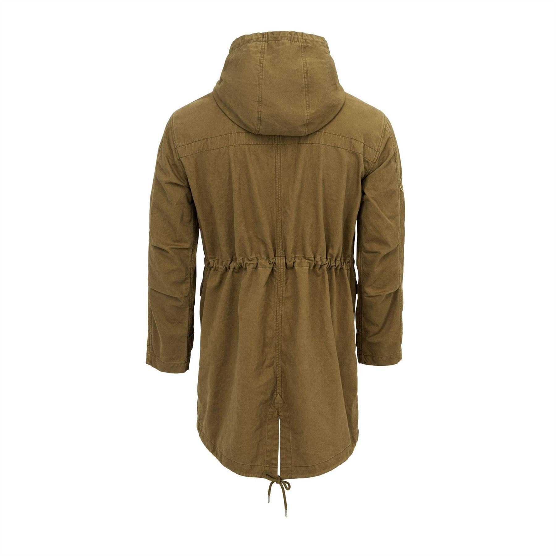 Pretty Green Pg Cassette Cotton Hooded 4 Pocket Full Zip Parka