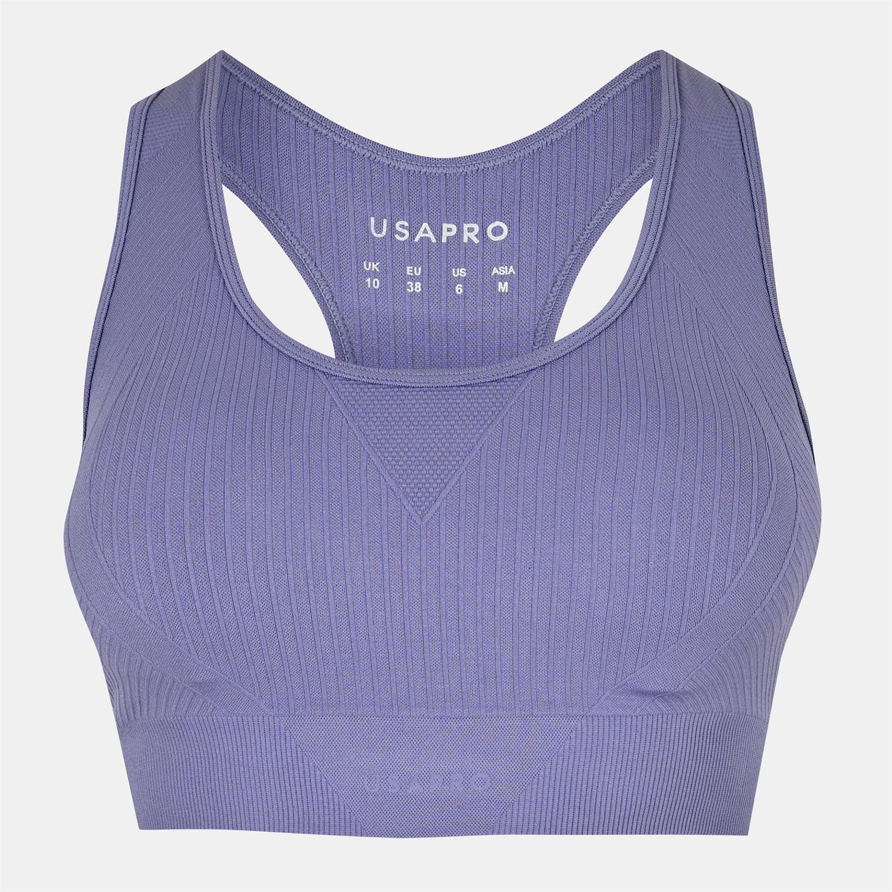 USA Pro Core Seamless Crop Sports Bra