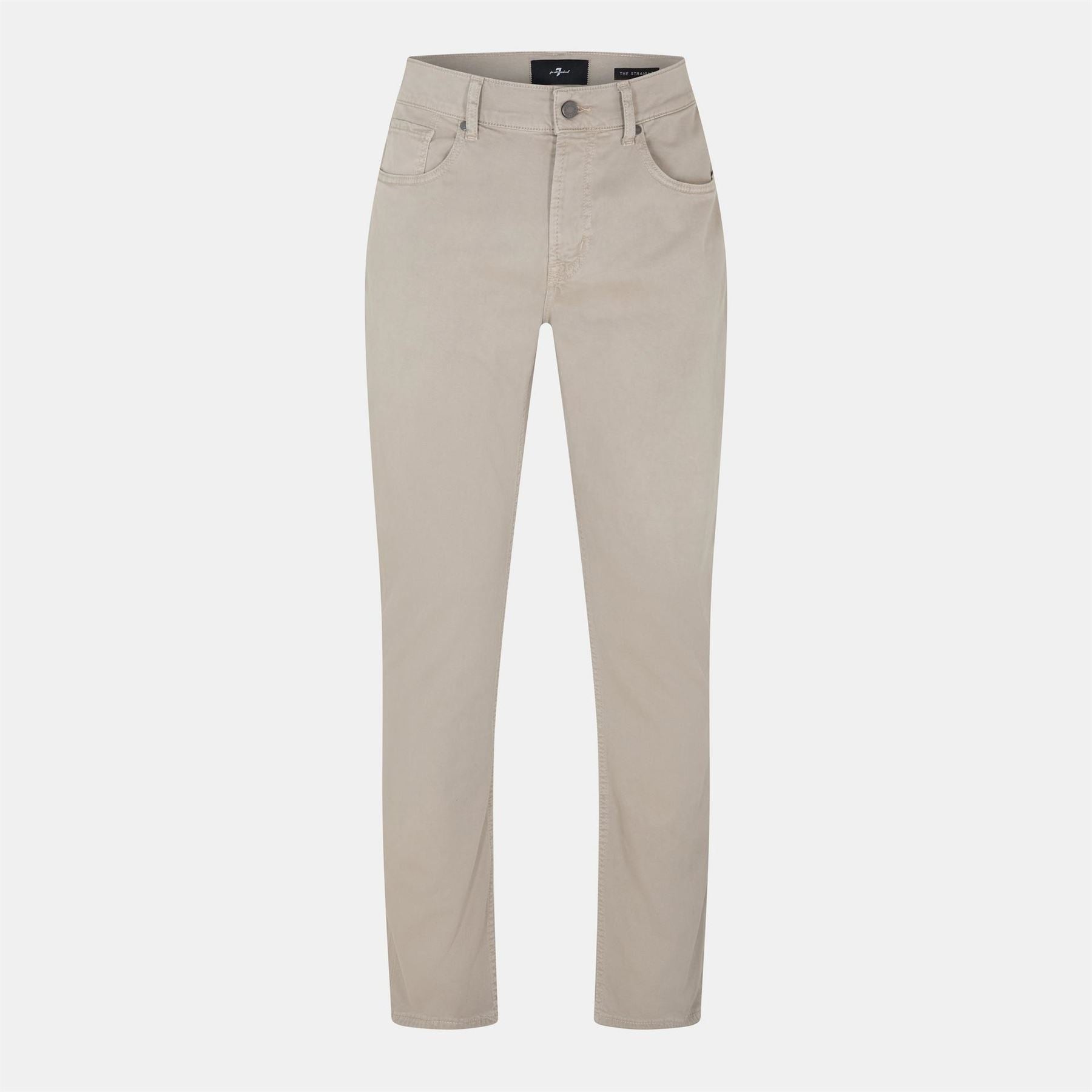 7 For All Mankind Solid Patterned Straight Five Pocket