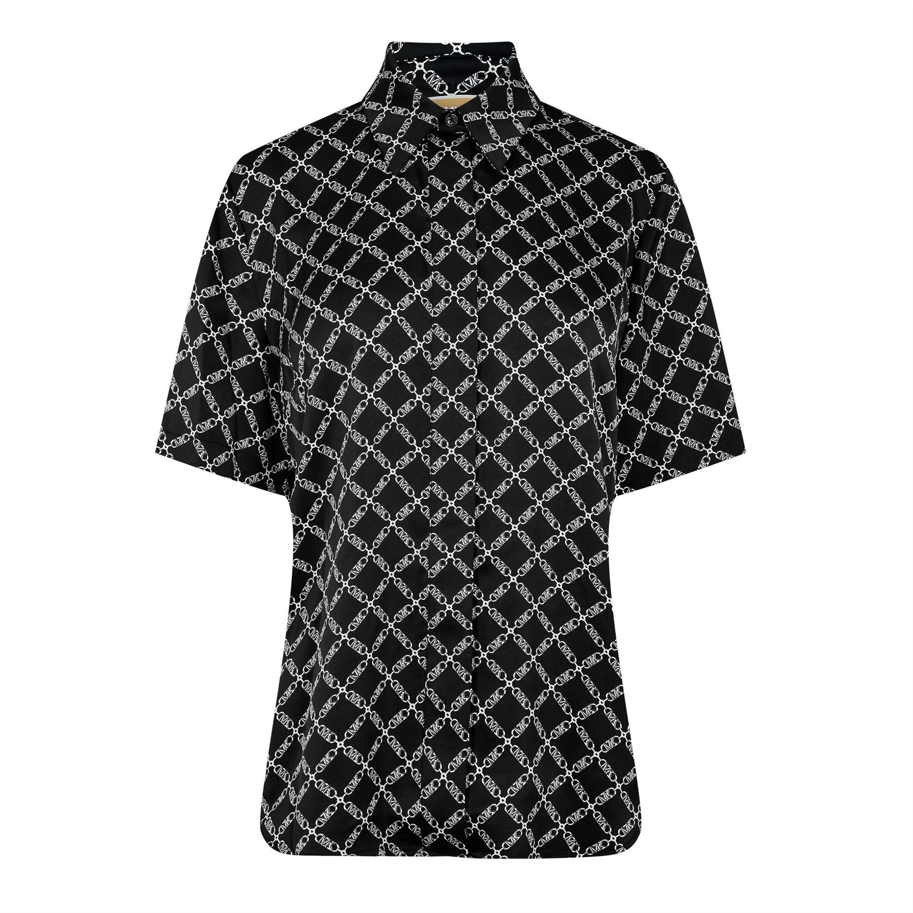 MICHAEL Michael Kors Empire Short Sleeve Patterned Shirt