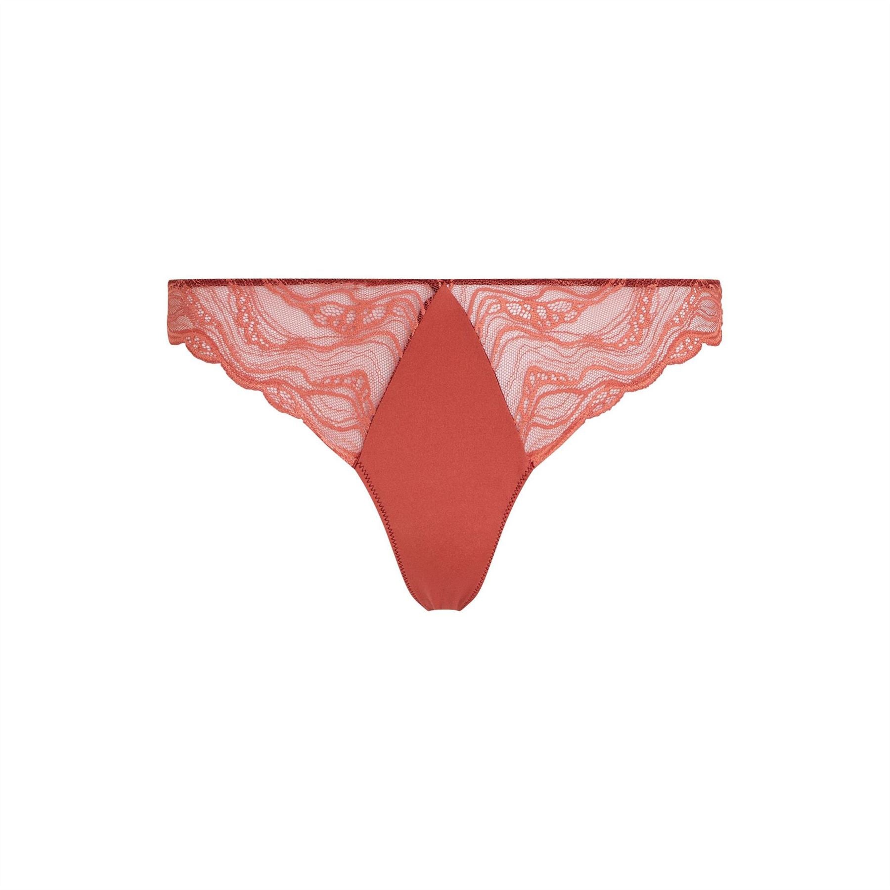 Calvin Klein Floral Patterned Thong Lingerie