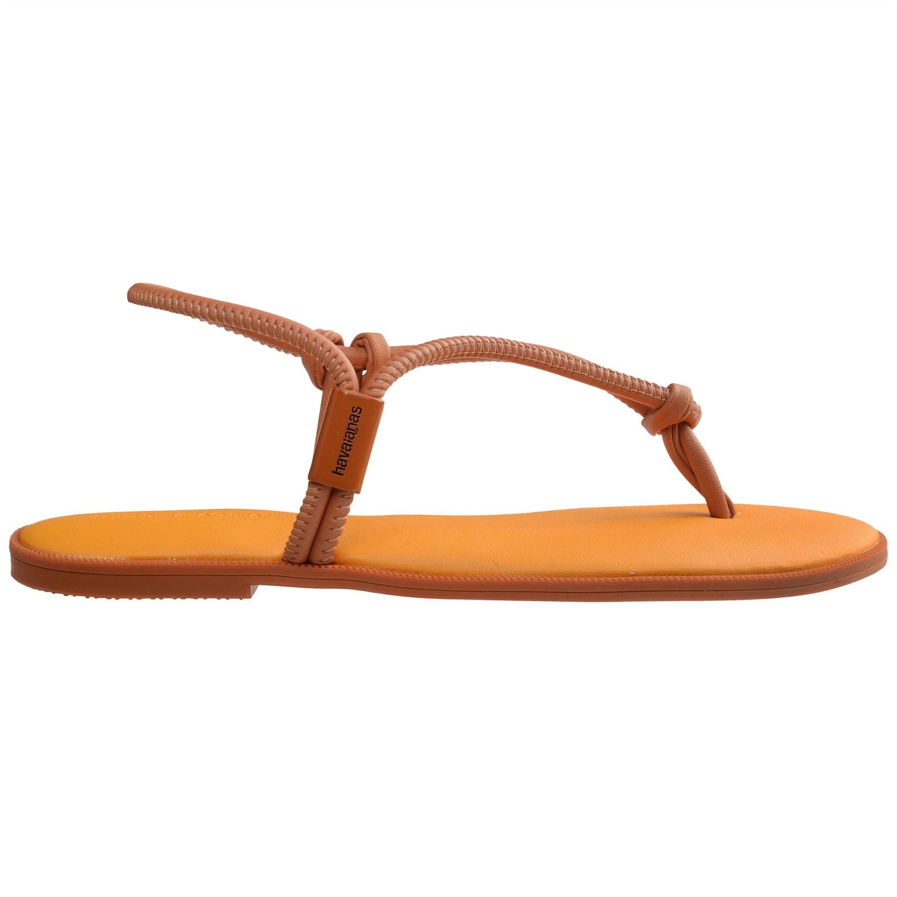 Havaianas Una Solid Patterned Toe Post Flat Sandals
