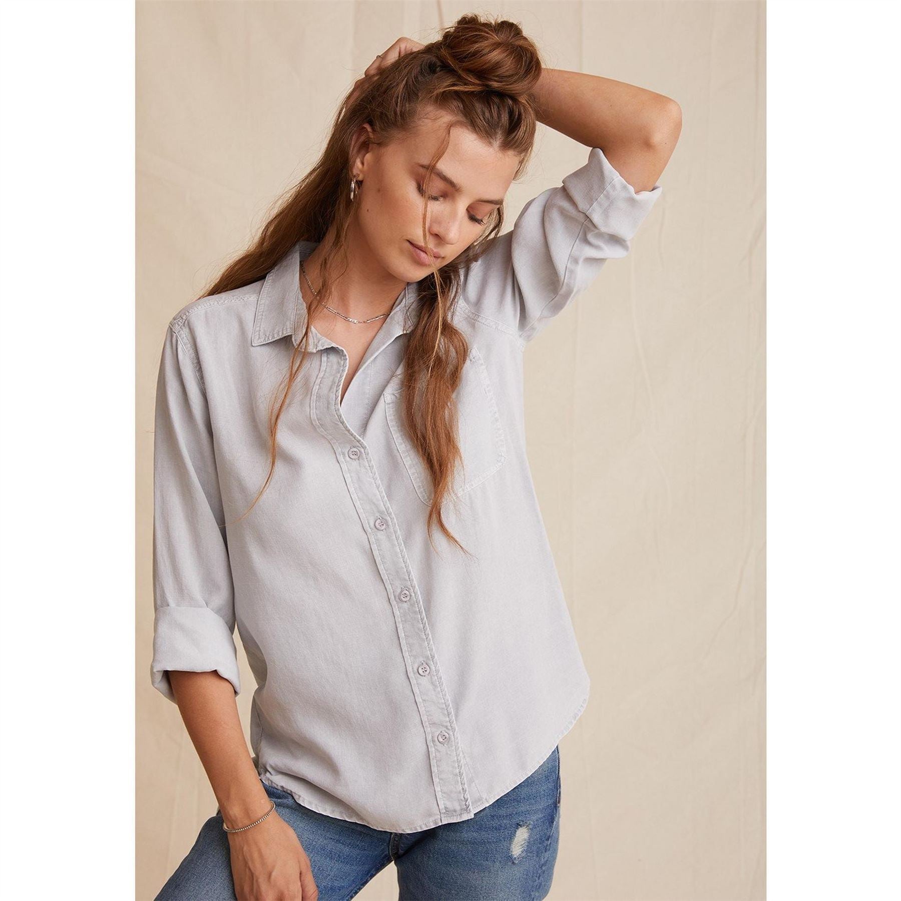 Bella Dahl Relaxed Fit Long Sleeve Cuff Shirt