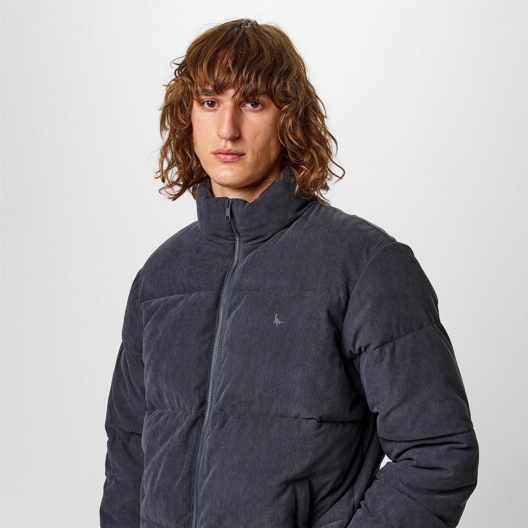 Jack Wills  Corduroy Short Puffer Jacket