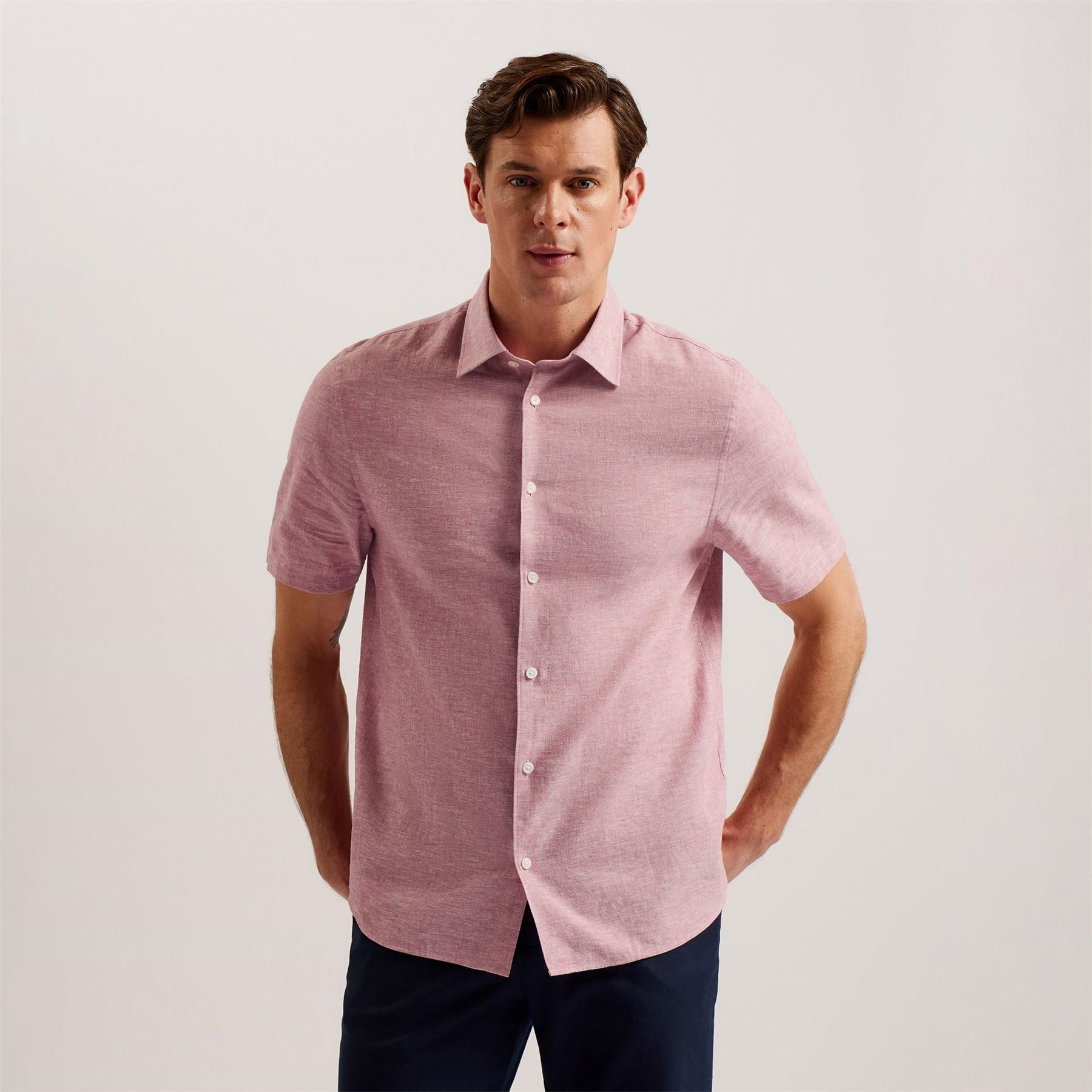 Ted Baker Naires Regular Fit Short Sleeve Shirt
