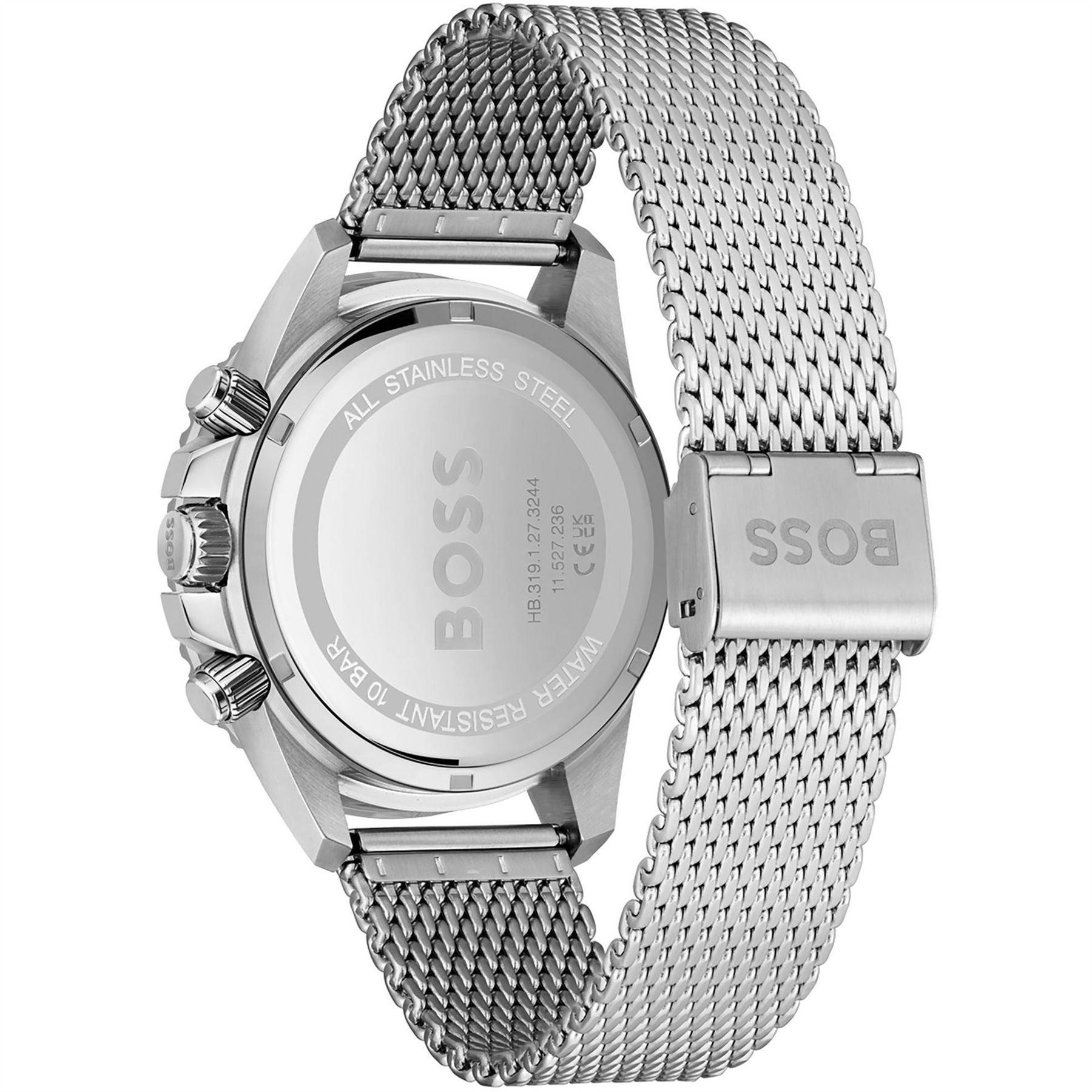 Boss Admiral Stainless Steel 46mm Water Resistant Analogue Quartz Watch
