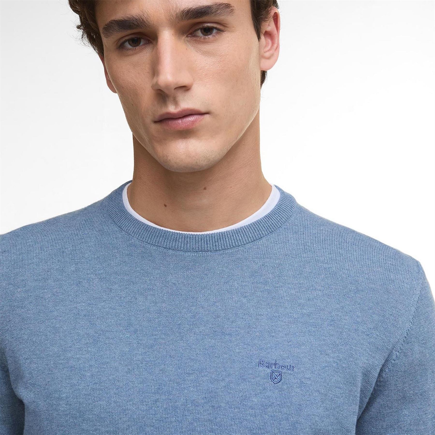 Barbour Cotton Crew Neck Jumper