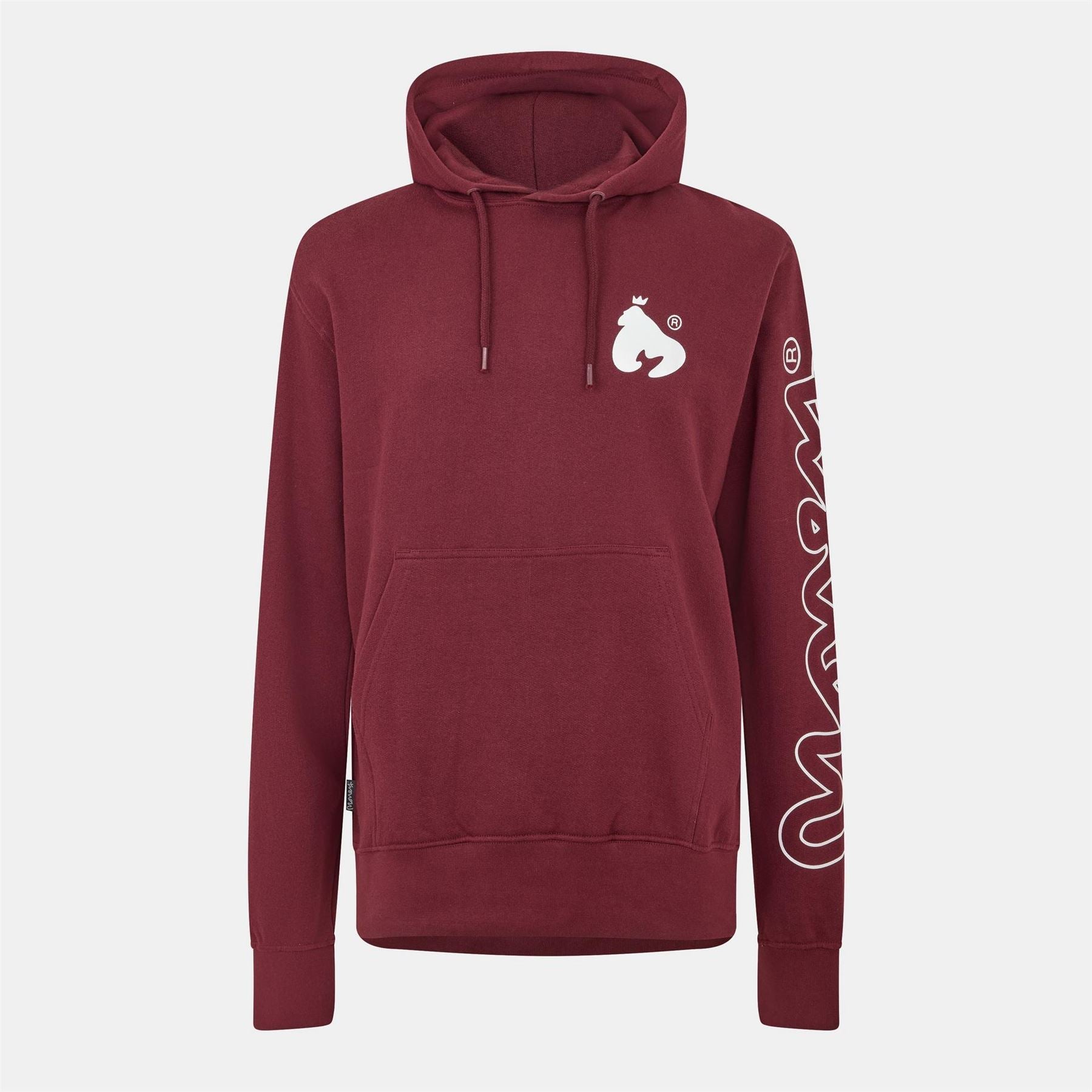 Money Hooded Neck Long Sleeve Sweatshirt with Kangaroo Pocket