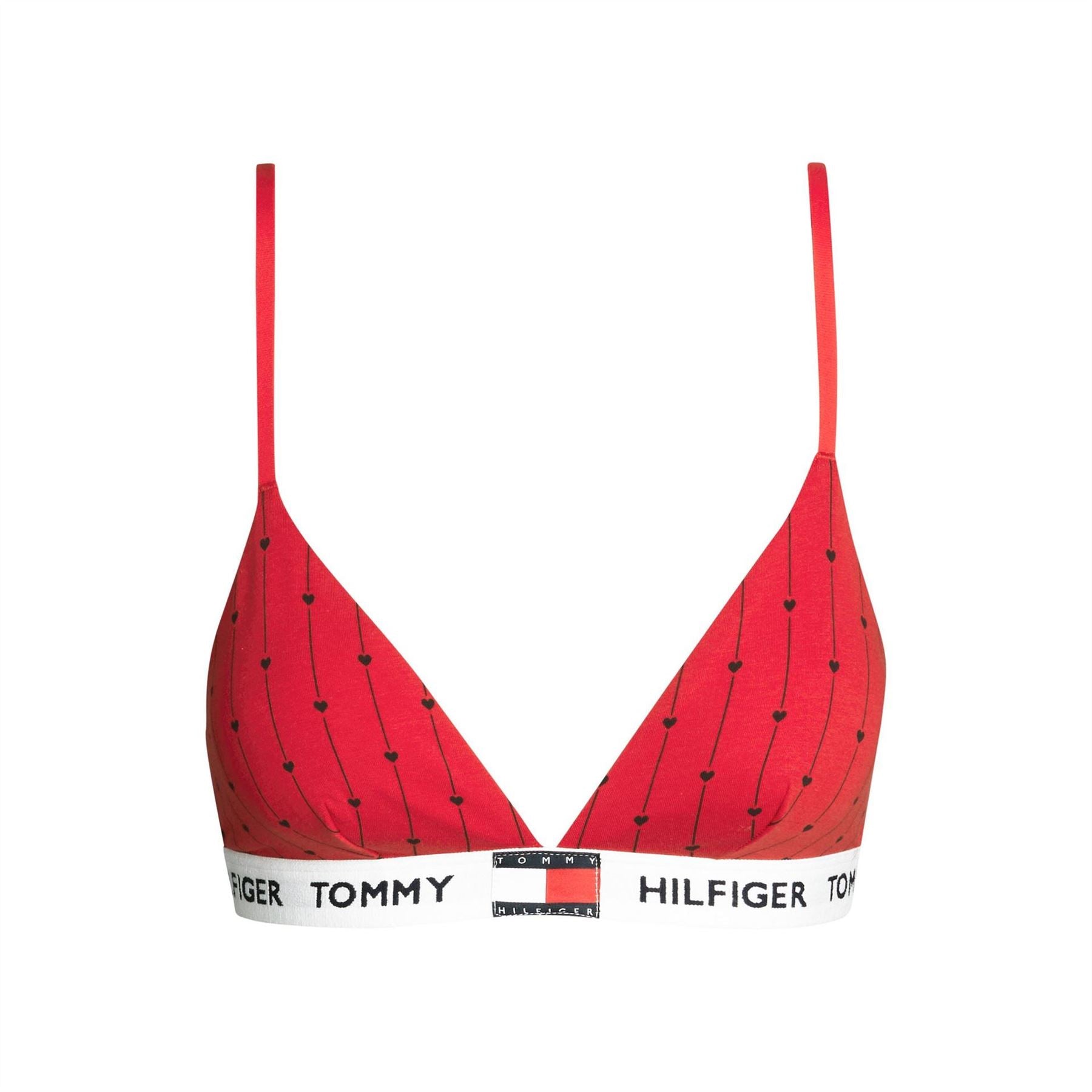 Tommy Hilfiger Print Non Wired Padded Triangle Bra