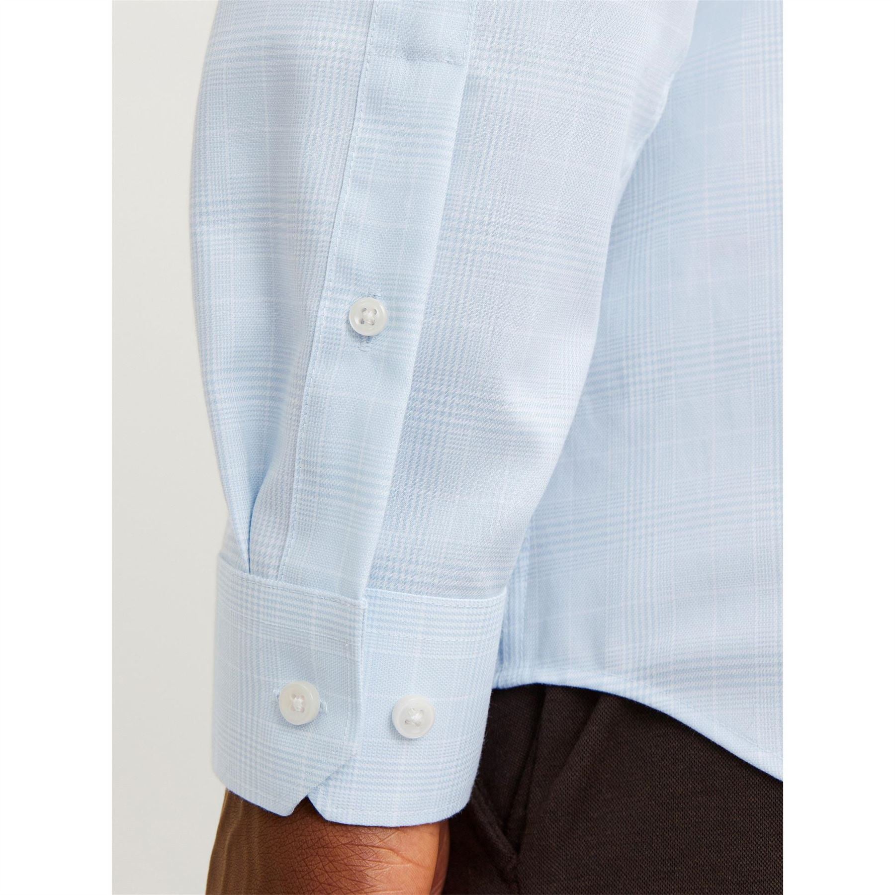 Jack and Jones Parker Regular Fit Long Sleeve Cuff Shirt