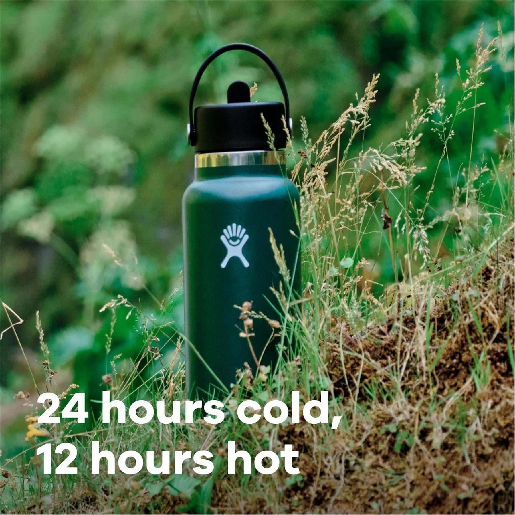 Hydro Flask Flask Wide Mouth Water Bottle 946 Ml (32 Oz) With Flex Straw Cap