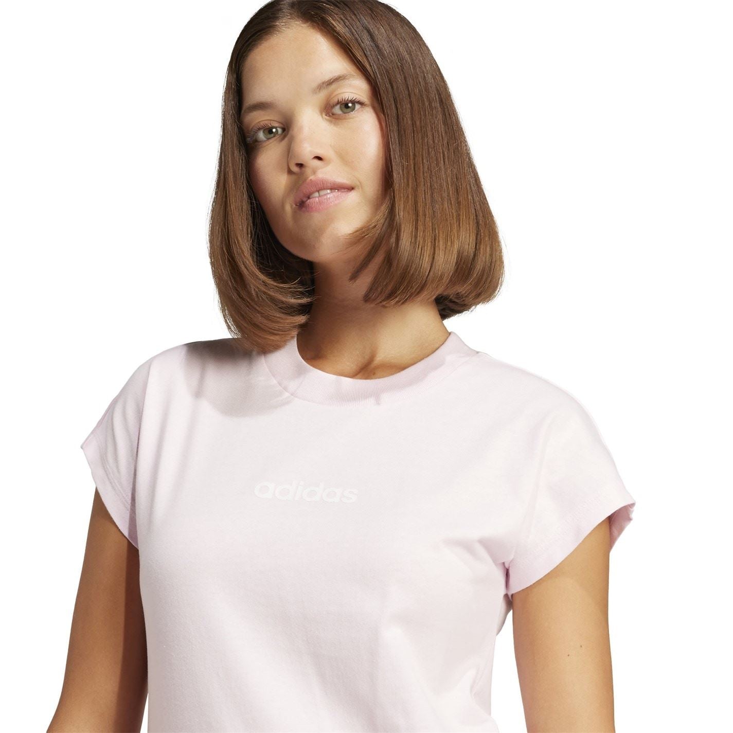 adidas Womens Essentials Linear Cotton T-Shirt