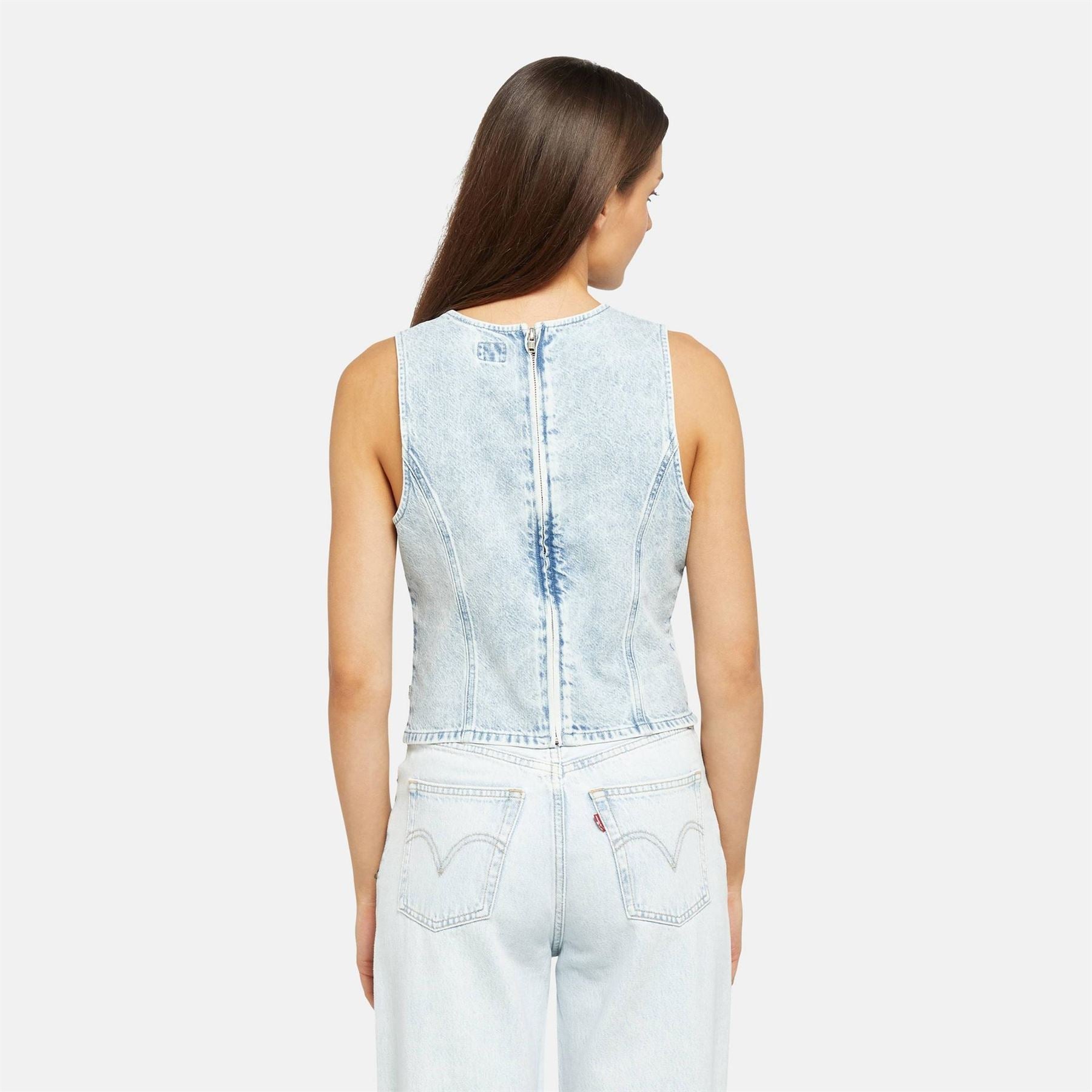 Levis Topanga Slim Fit Denim Tank