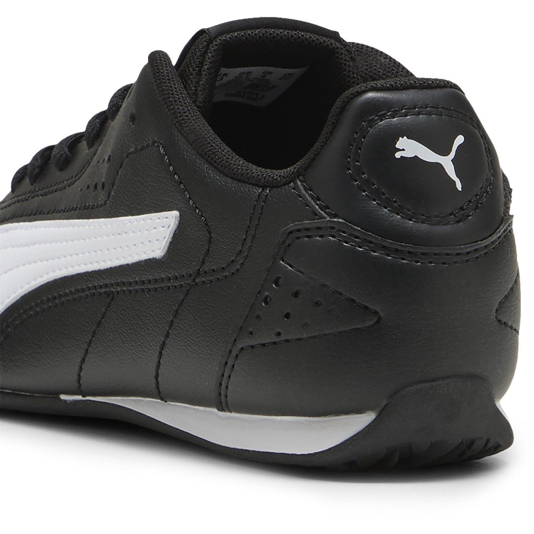 Puma Low Top Round Toe Flat Heel Sneakers