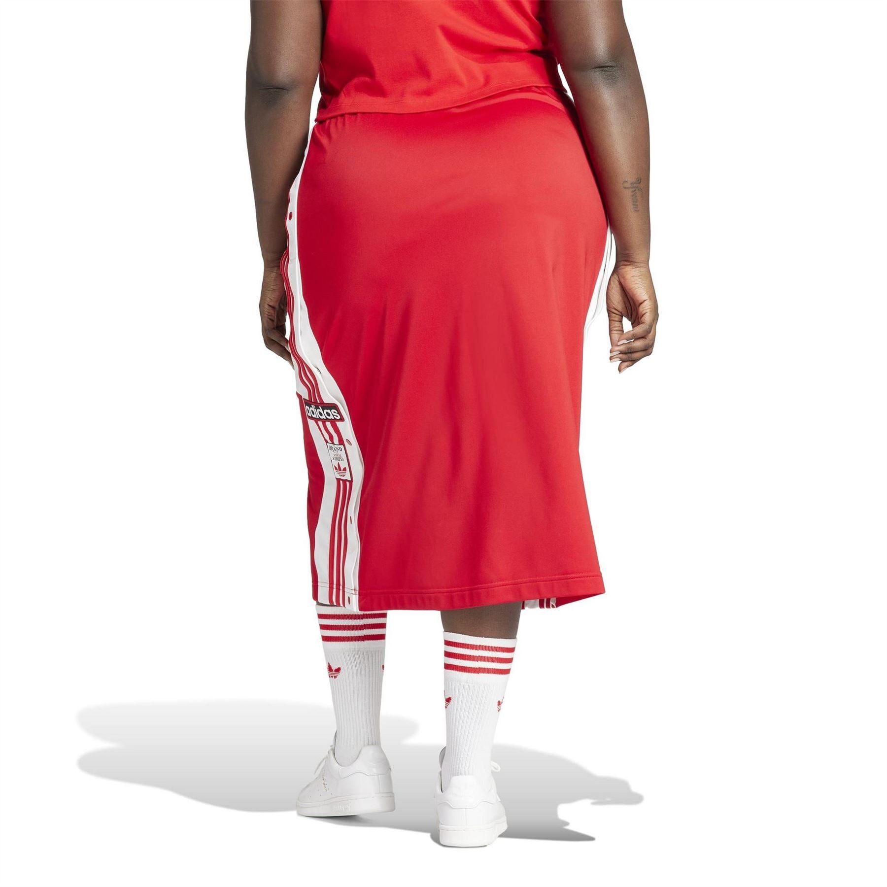 adidas Originals Break Midi Color Block Skirt