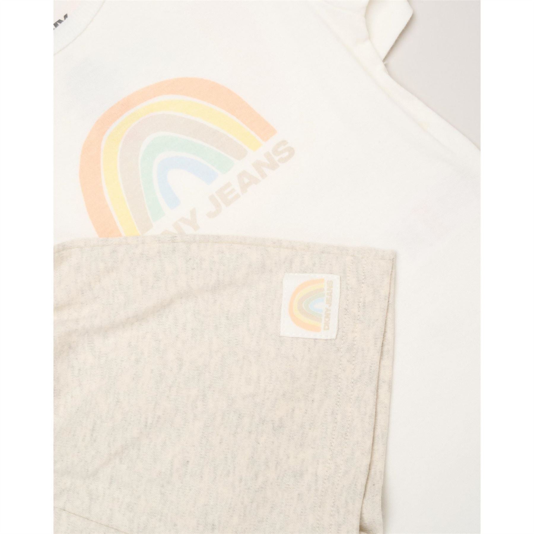 DKNY Jeans Bodysuit Shorts And Bib