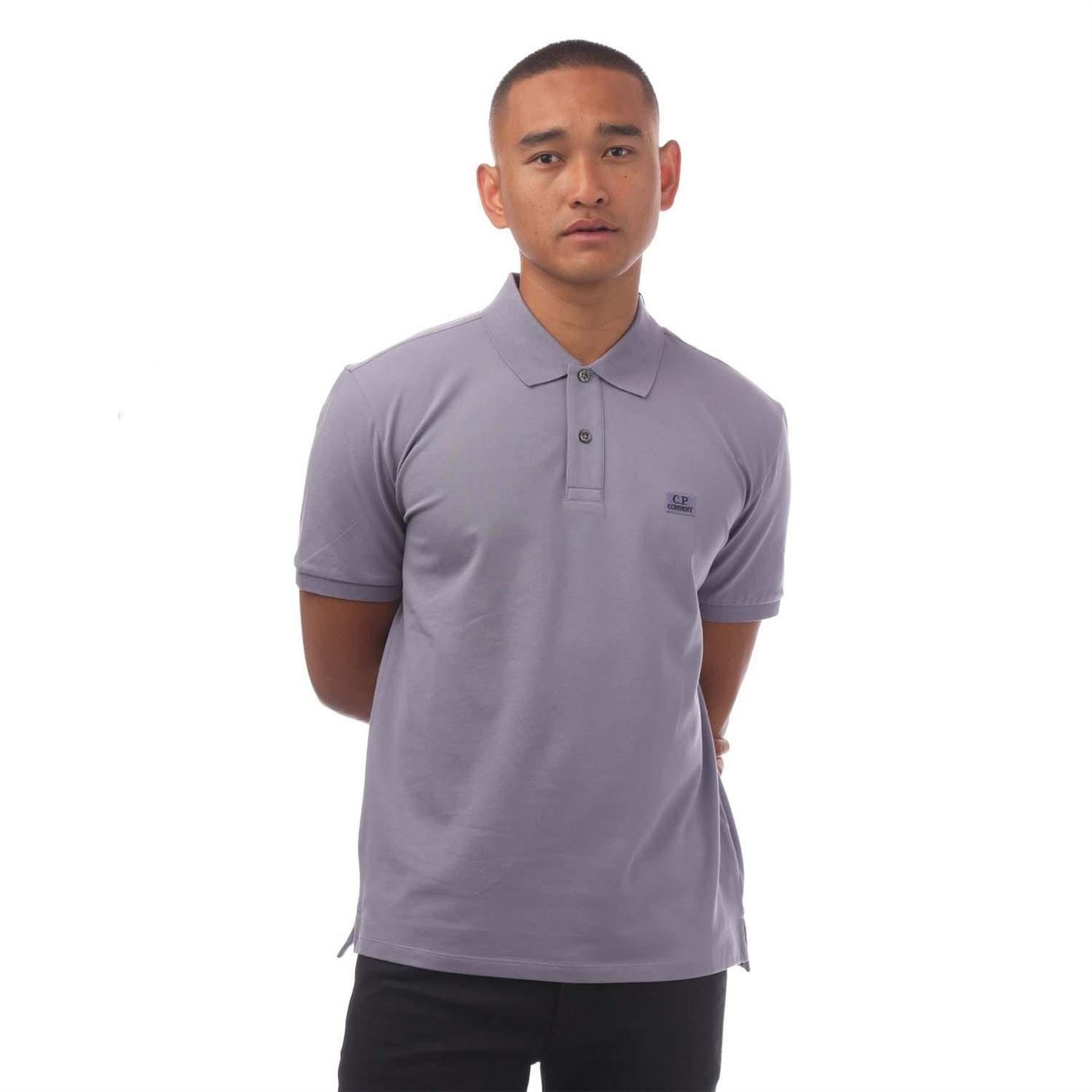 CP Company Piquet Logo Polo Shirt