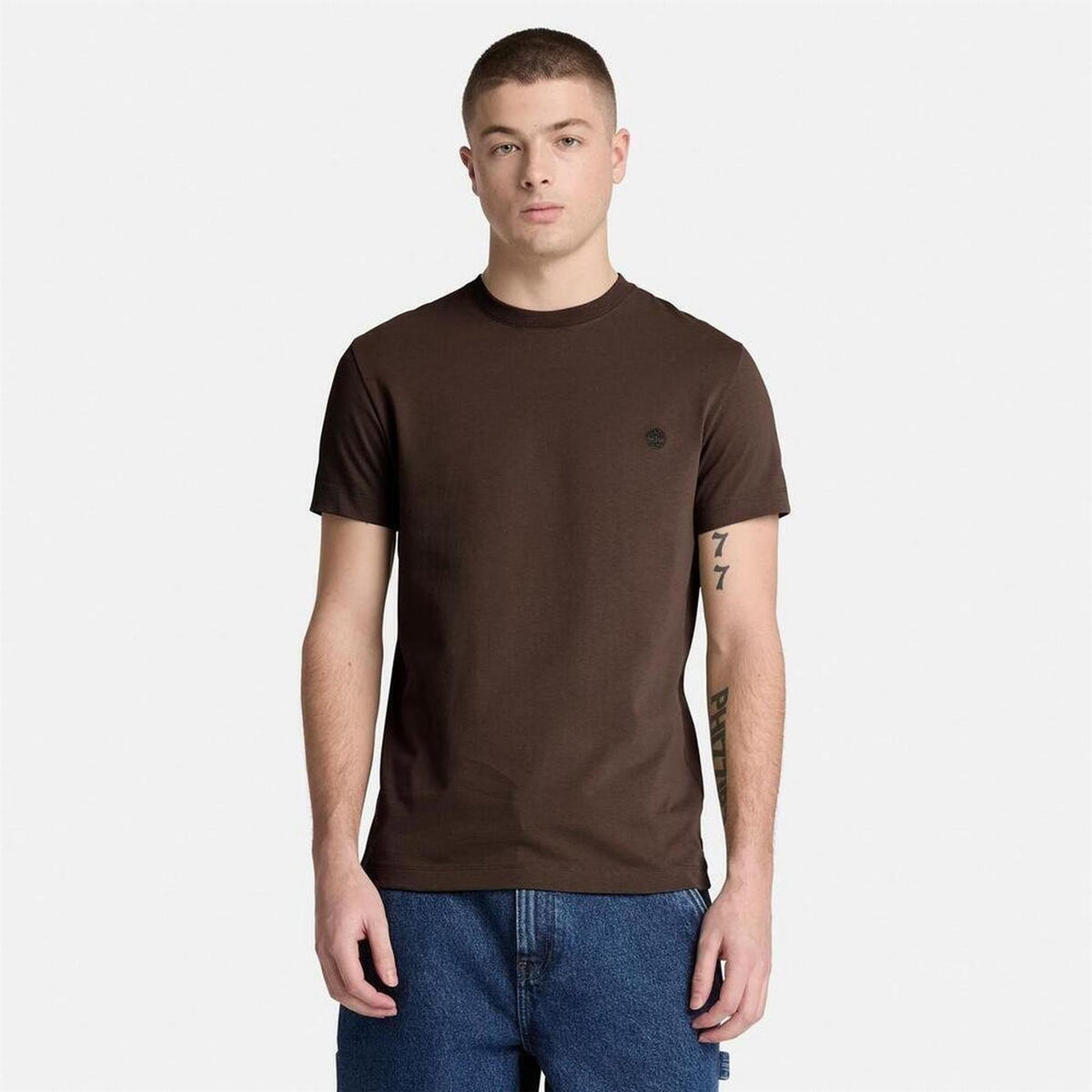 Timberland Dunstan River Timberland Logo Crew Neck Short Sleeve T-Shirt