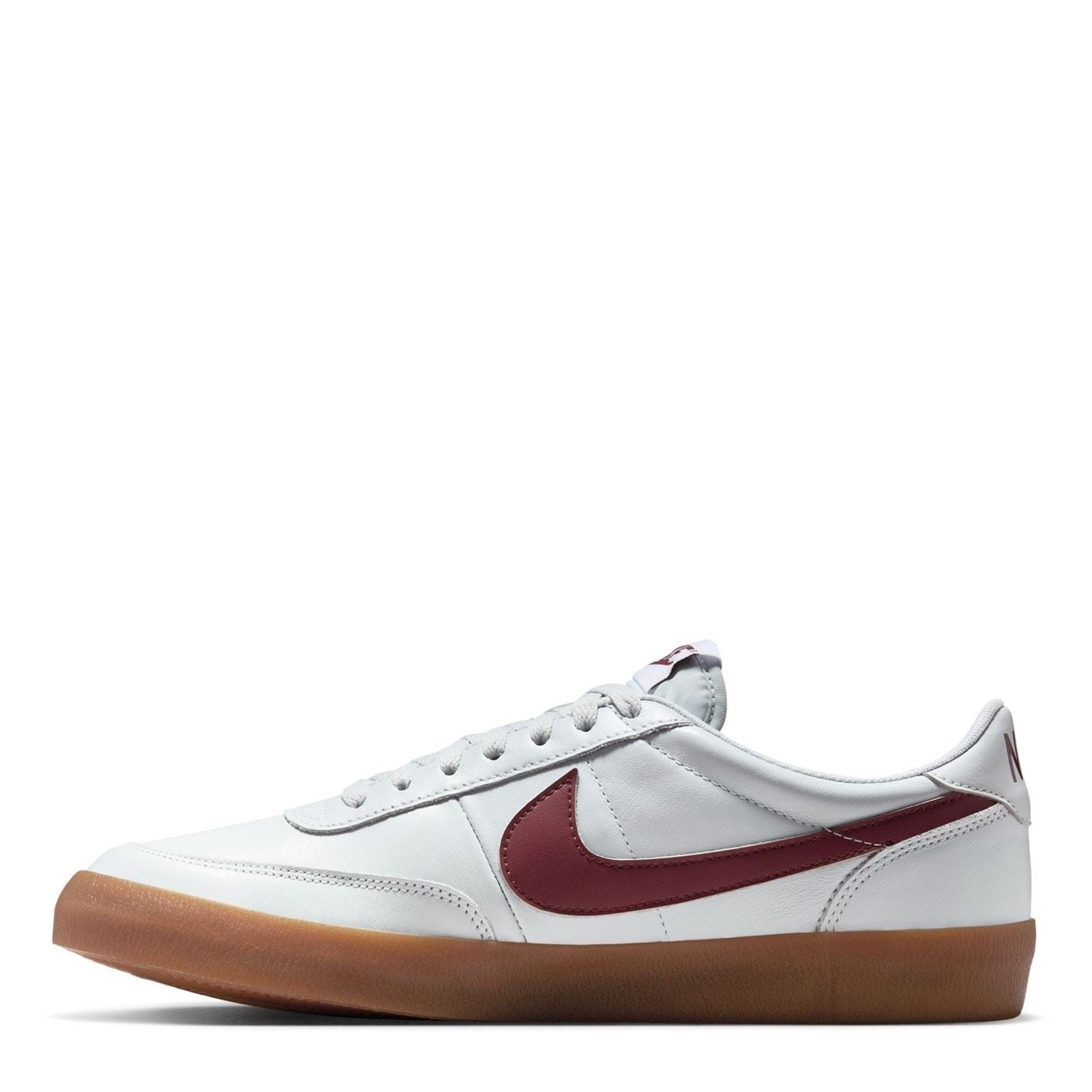Nike Leather Low Top Flat Heel Sneakers