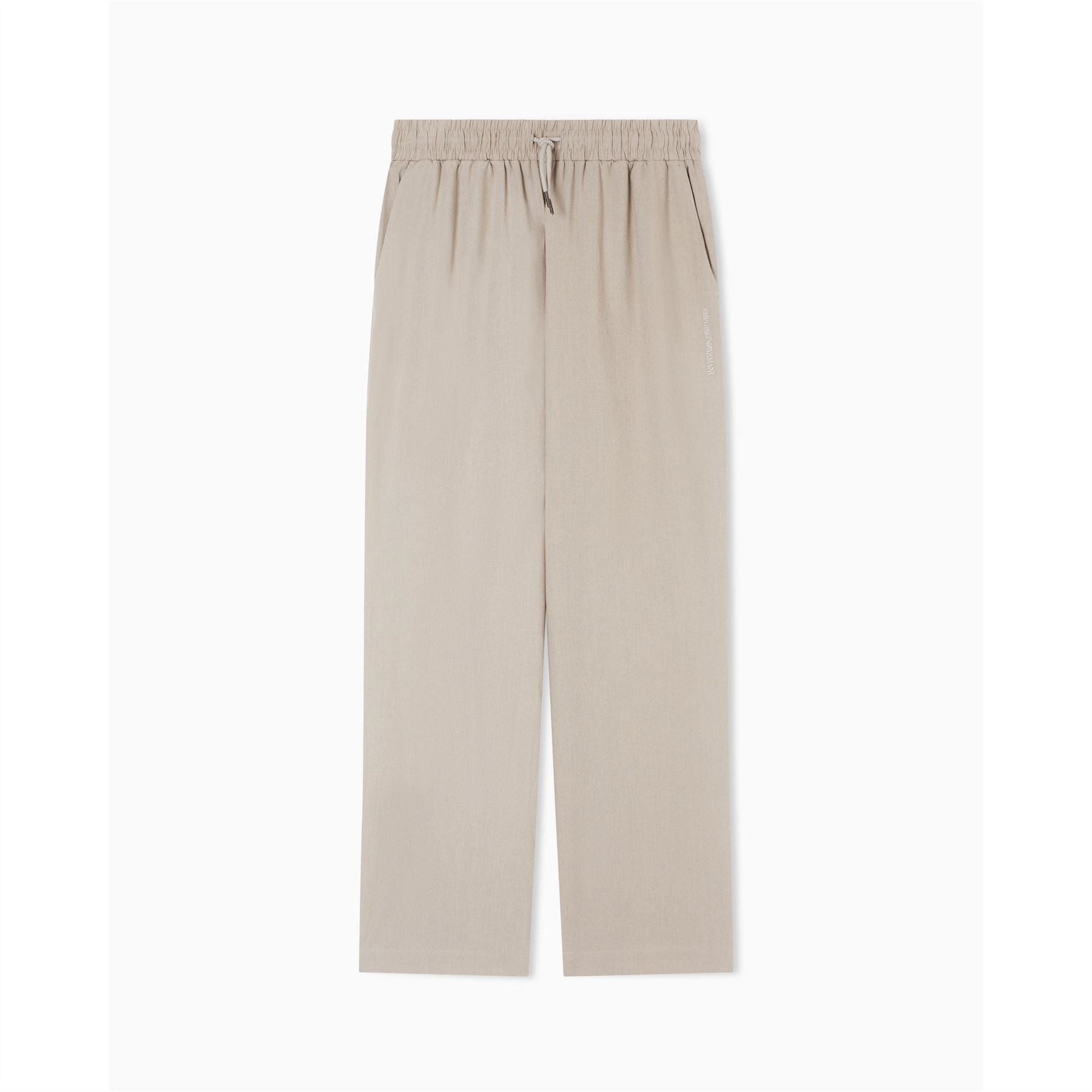 Emporio Armani Beachwear Straight Leg Trousers