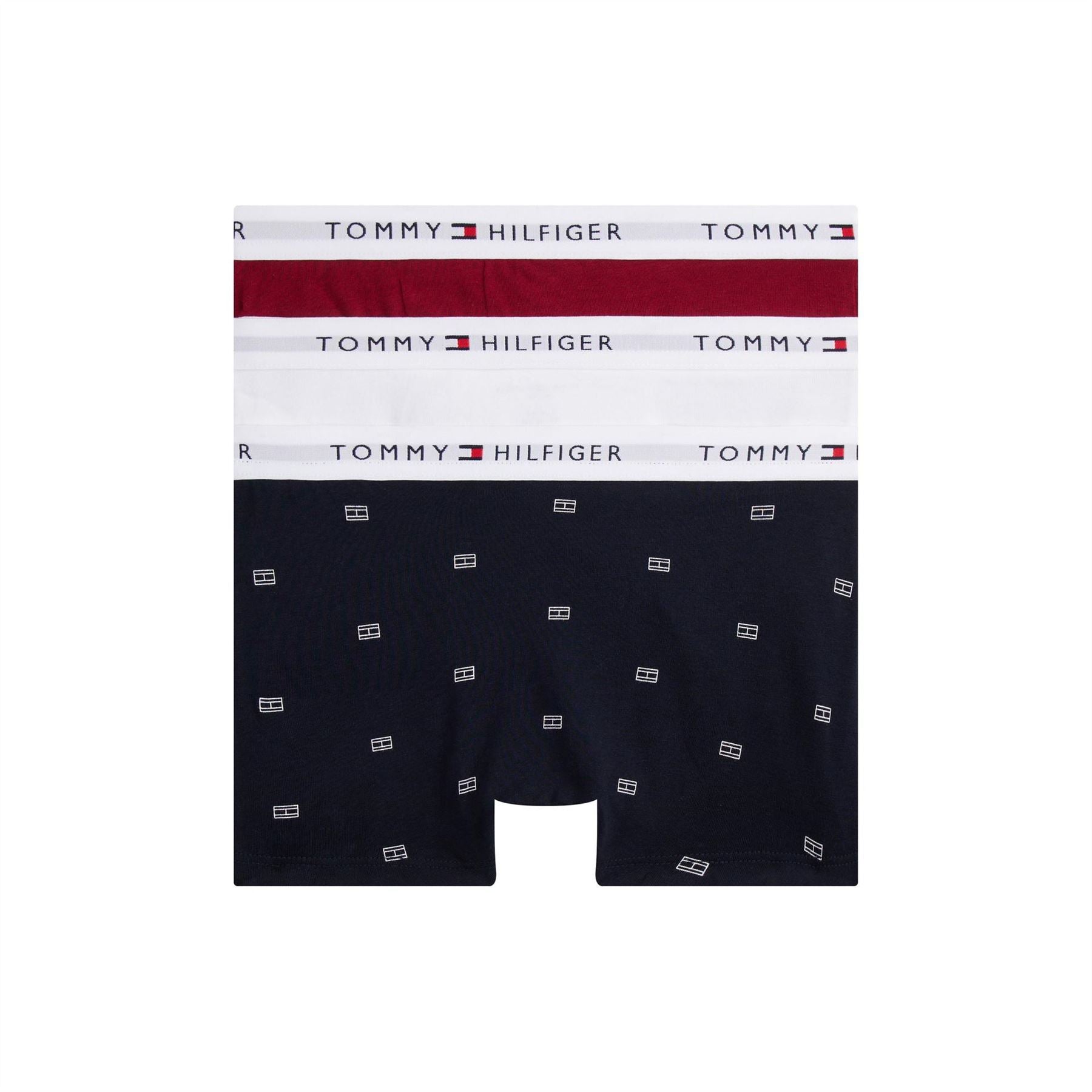 Tommy Hilfiger 3 Pack Plain Design Trunks