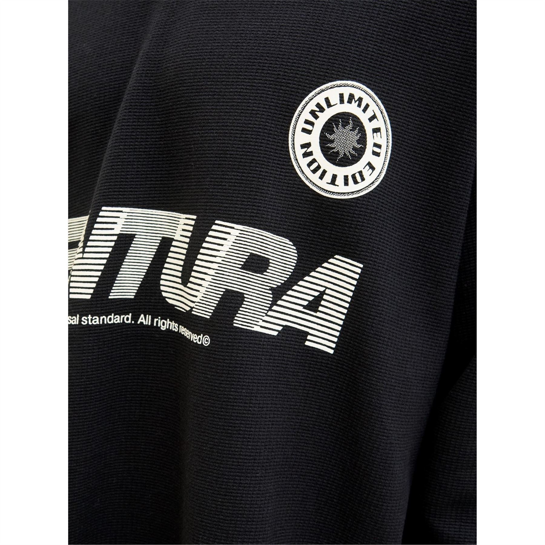 Jack and Jones Regular Fit Graphic Long Sleeve Sweatshirt