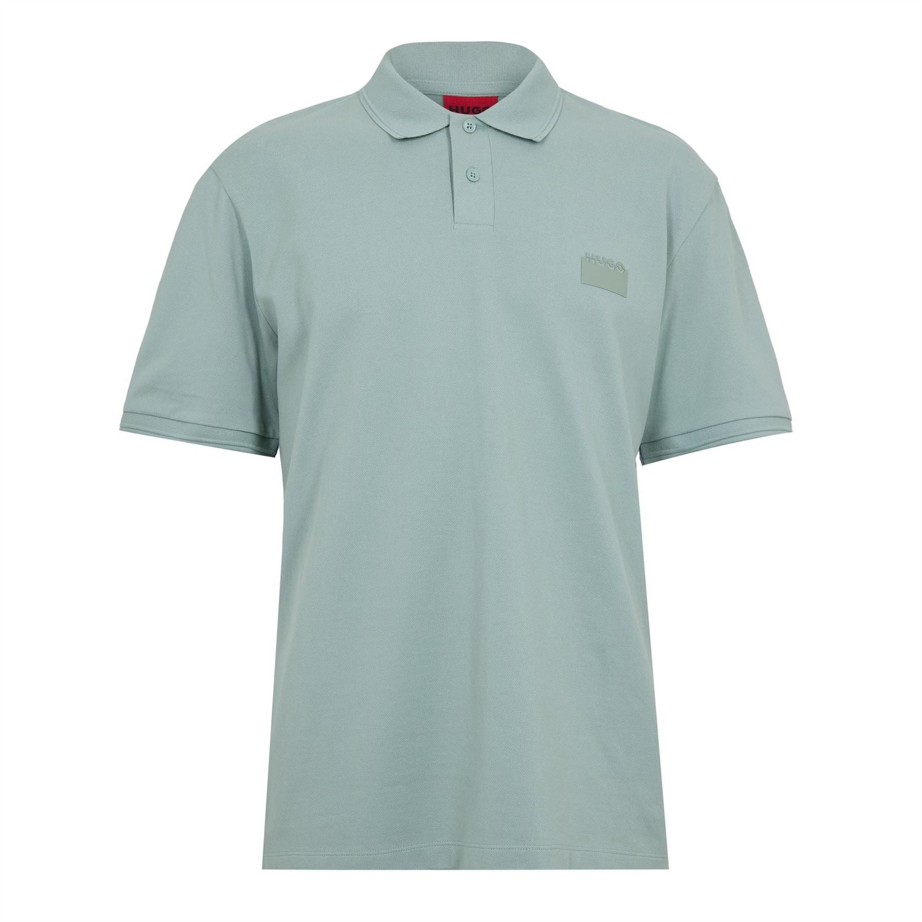 Hugo Delastolo Red Cotton Short Sleeve Polo Shirt