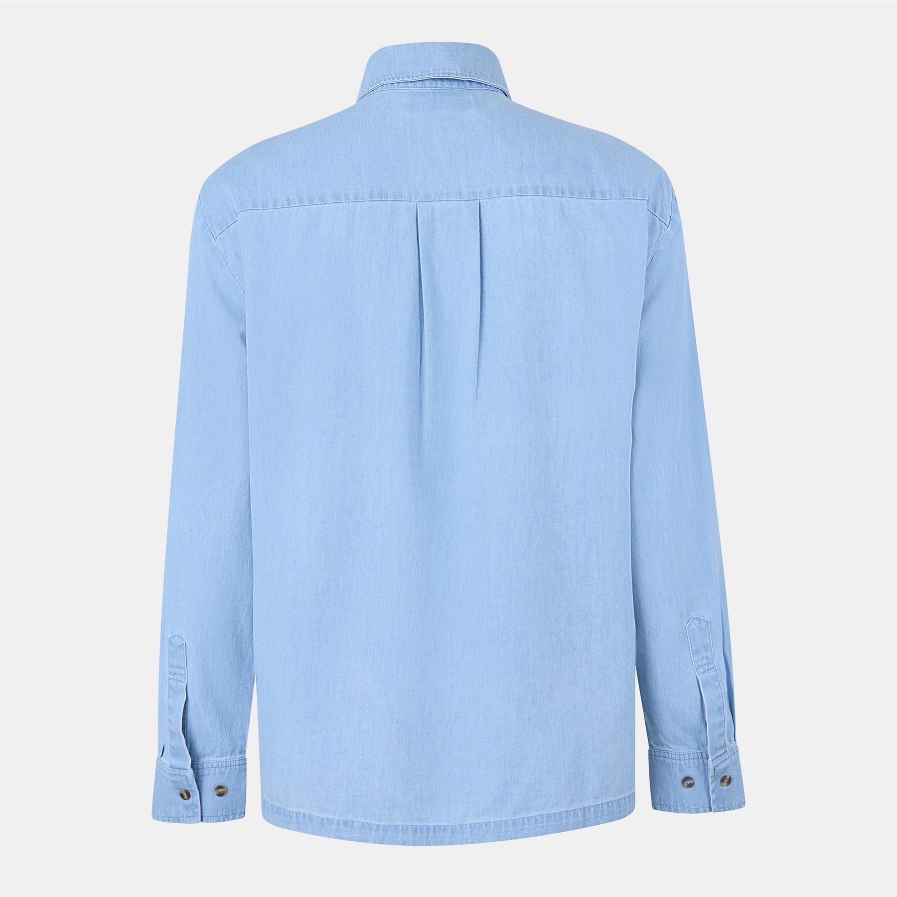 Jack Wills Chambray Collared Neck Long Sleeve Shirt