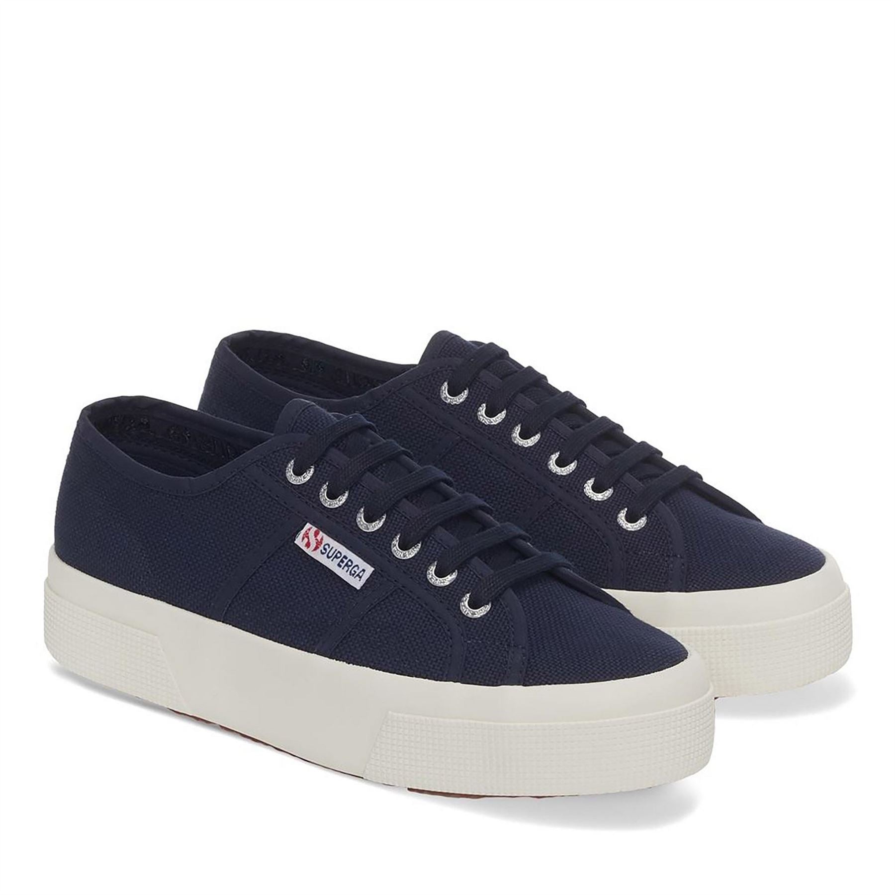 Superga 2740 Platform Canvas Low Top Sneakers