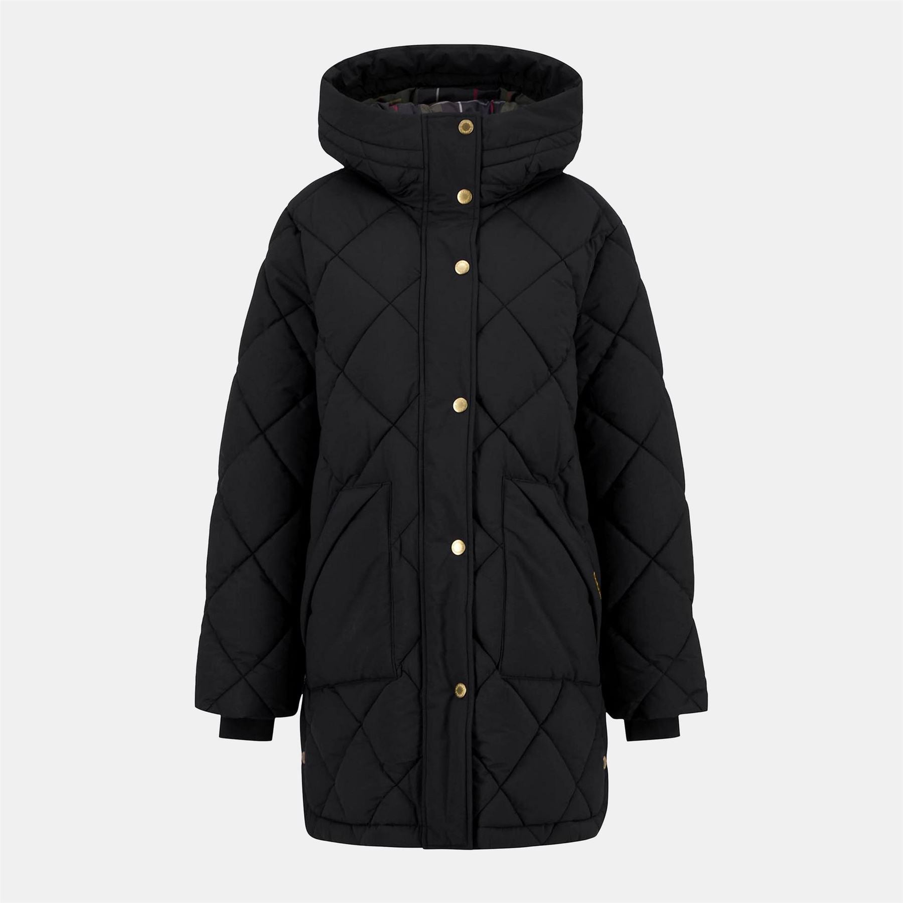 Barbour Kailyn Hooded Long Sleeve Medium Puffer Jacket