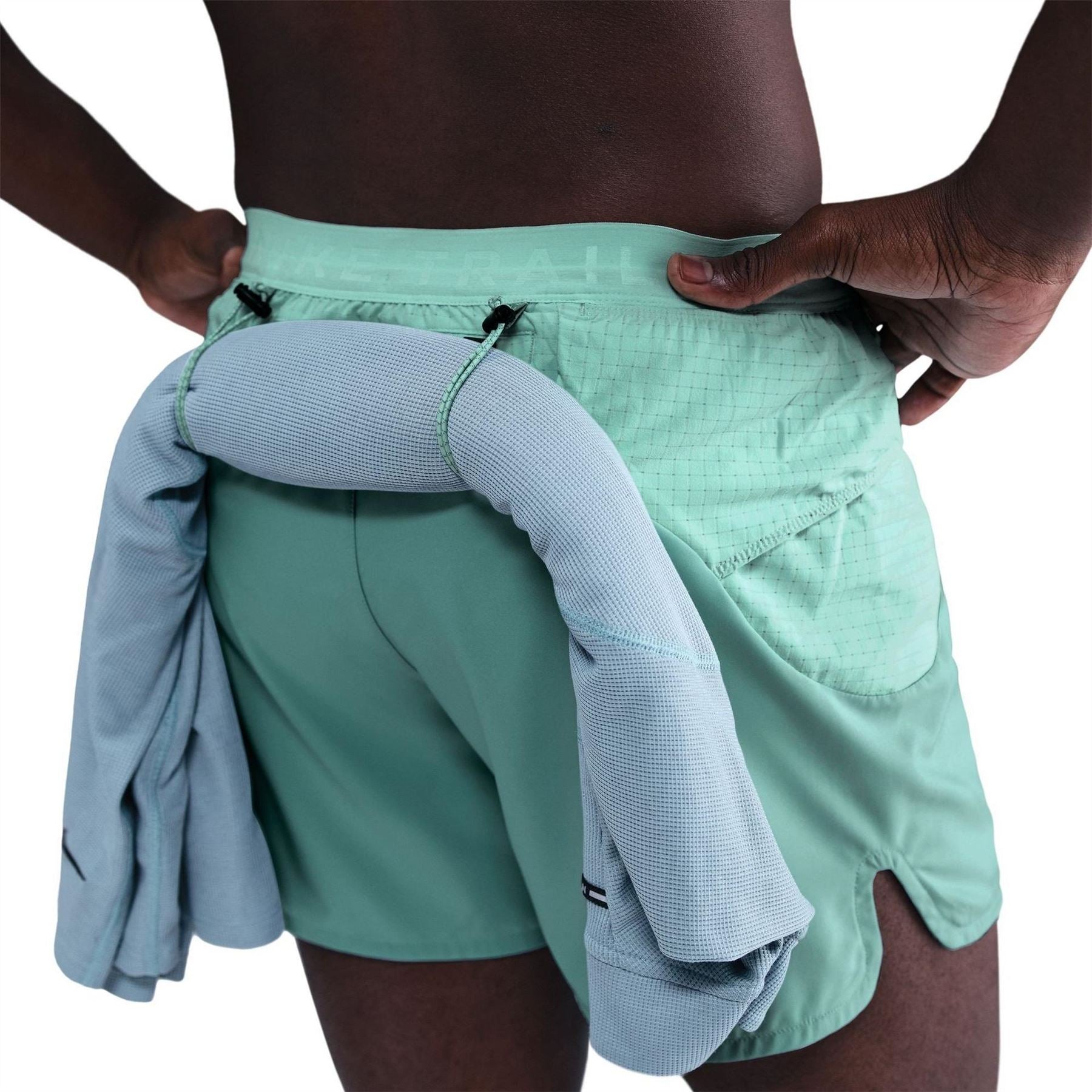 Nike Trail 5 Inch Logo Print Athletic Shorts