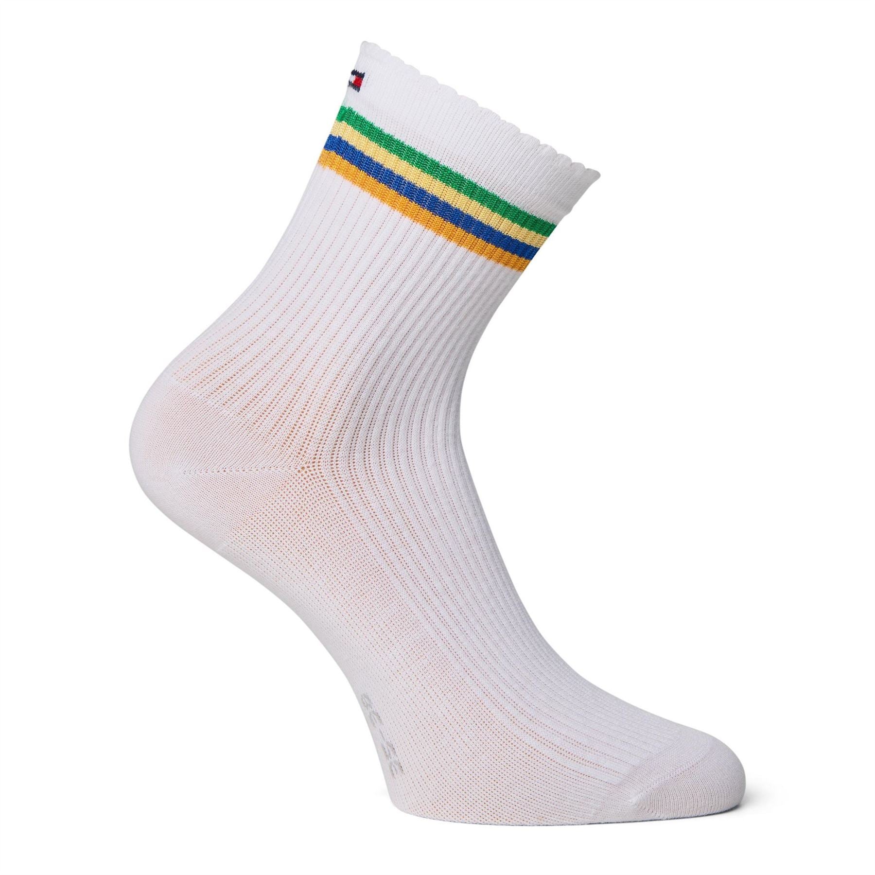 Tommy Hilfiger Ribbed Logo Ankle Socks