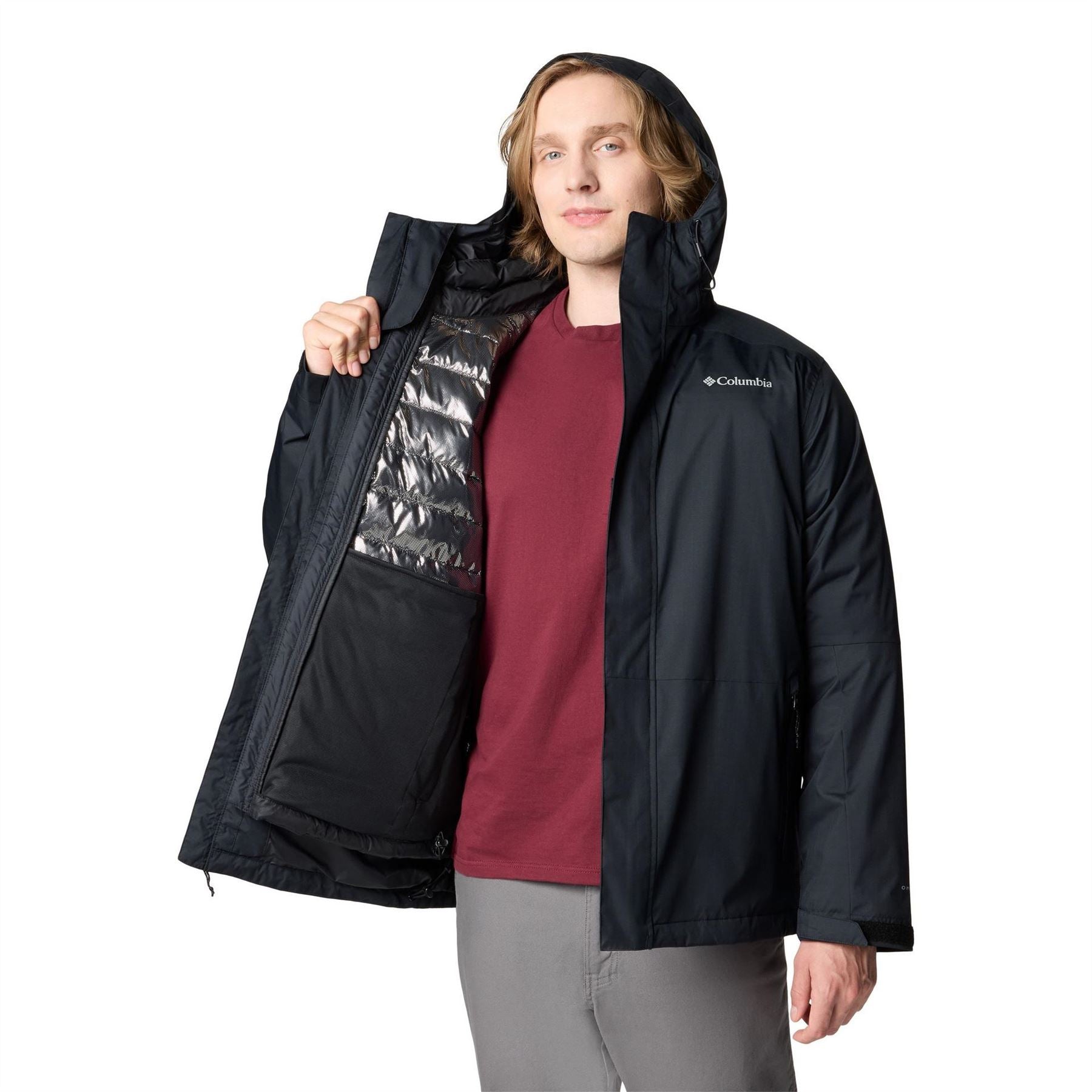 Columbia Point Park 3 in 1 Waterproof Rain Anorak