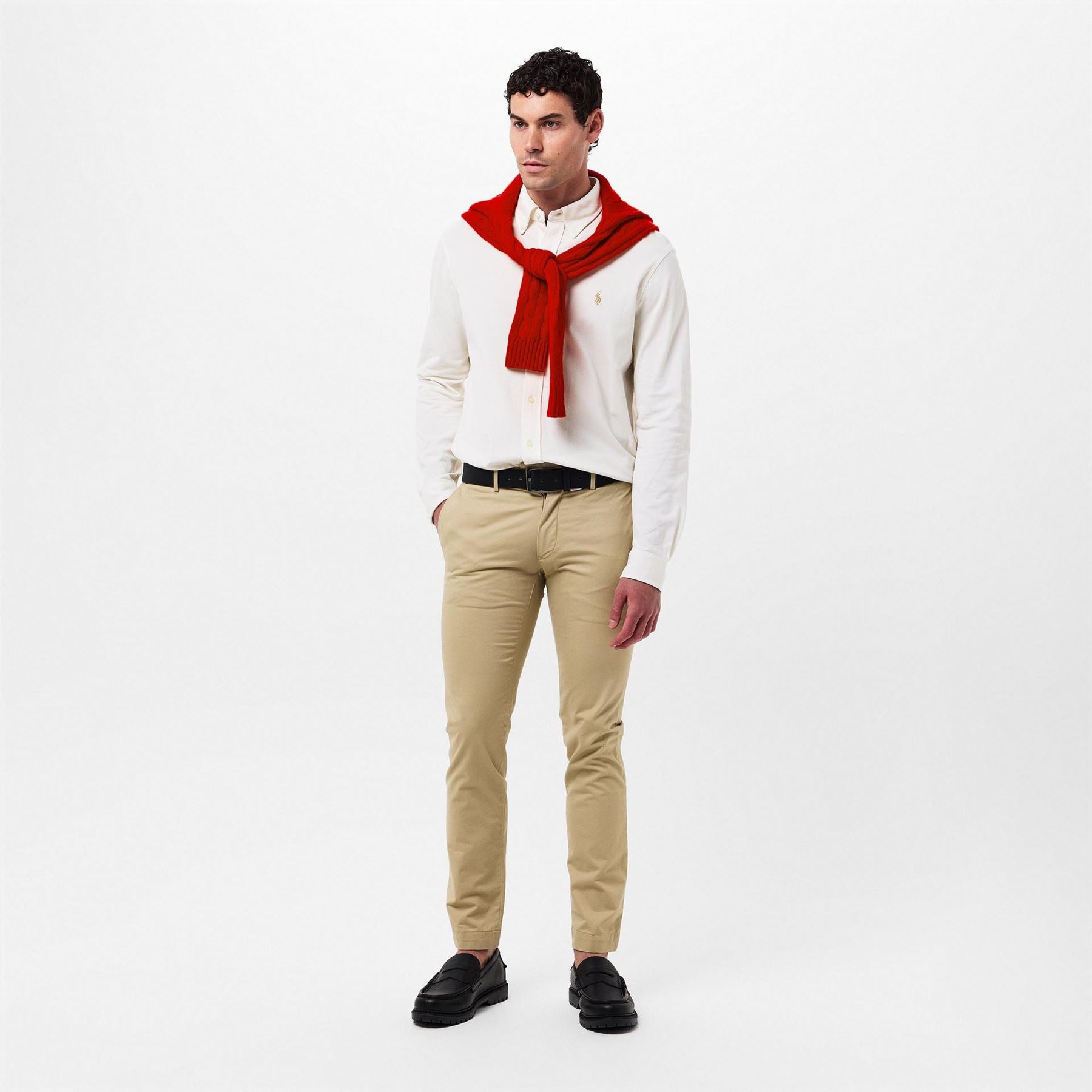 Polo Ralph Lauren Slim Fit Button Down Plain Shirt