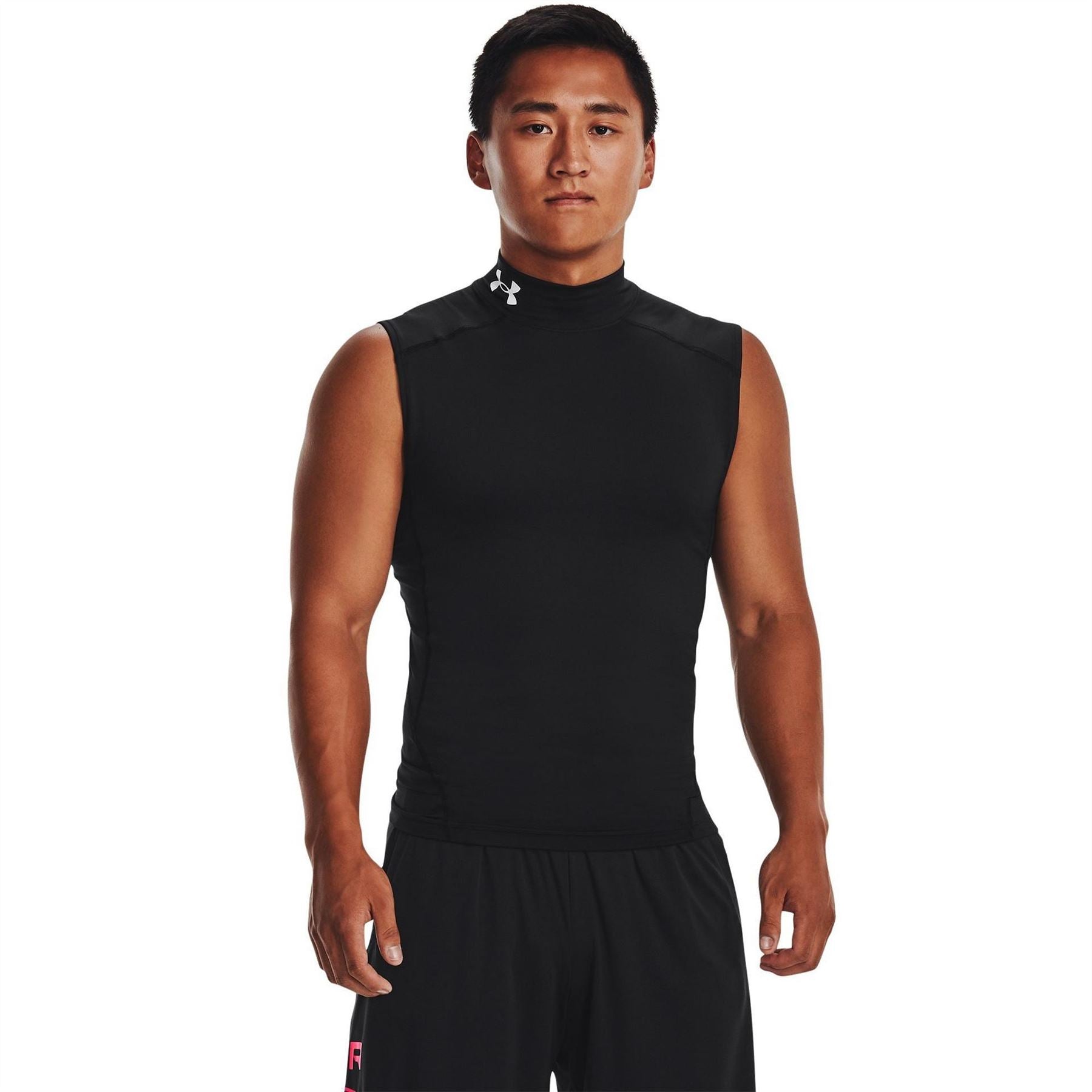 Under Armour Mens Armour Ua Hg Comp Mock Sl Gym Vest