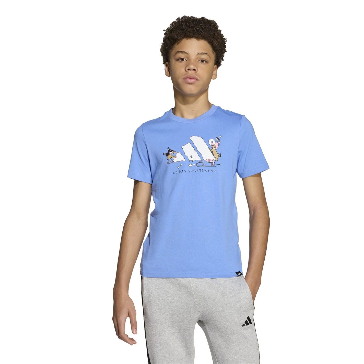 adidas Girls Essentials Linear T-Shirt
