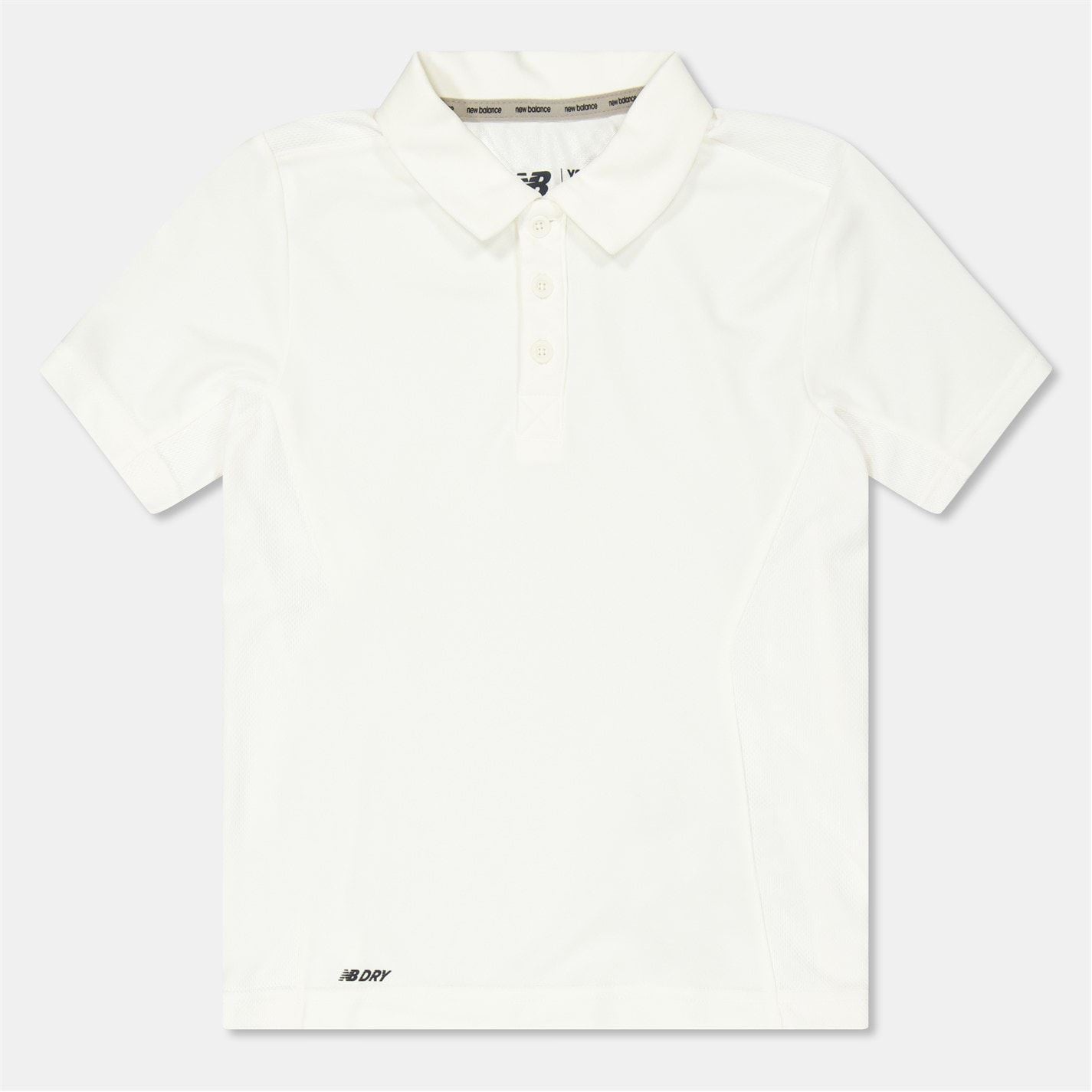 New Balance Kids Short Sleeve Cricket Polo Shirt