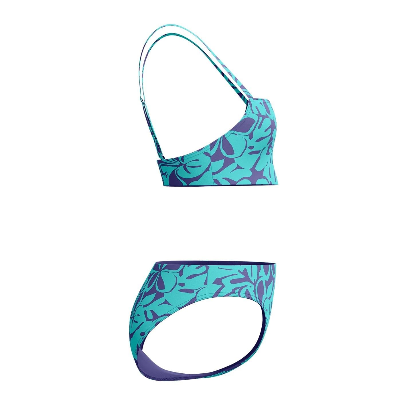 Speedo Womens Printed Adjustable Thinstrap 2 Piece