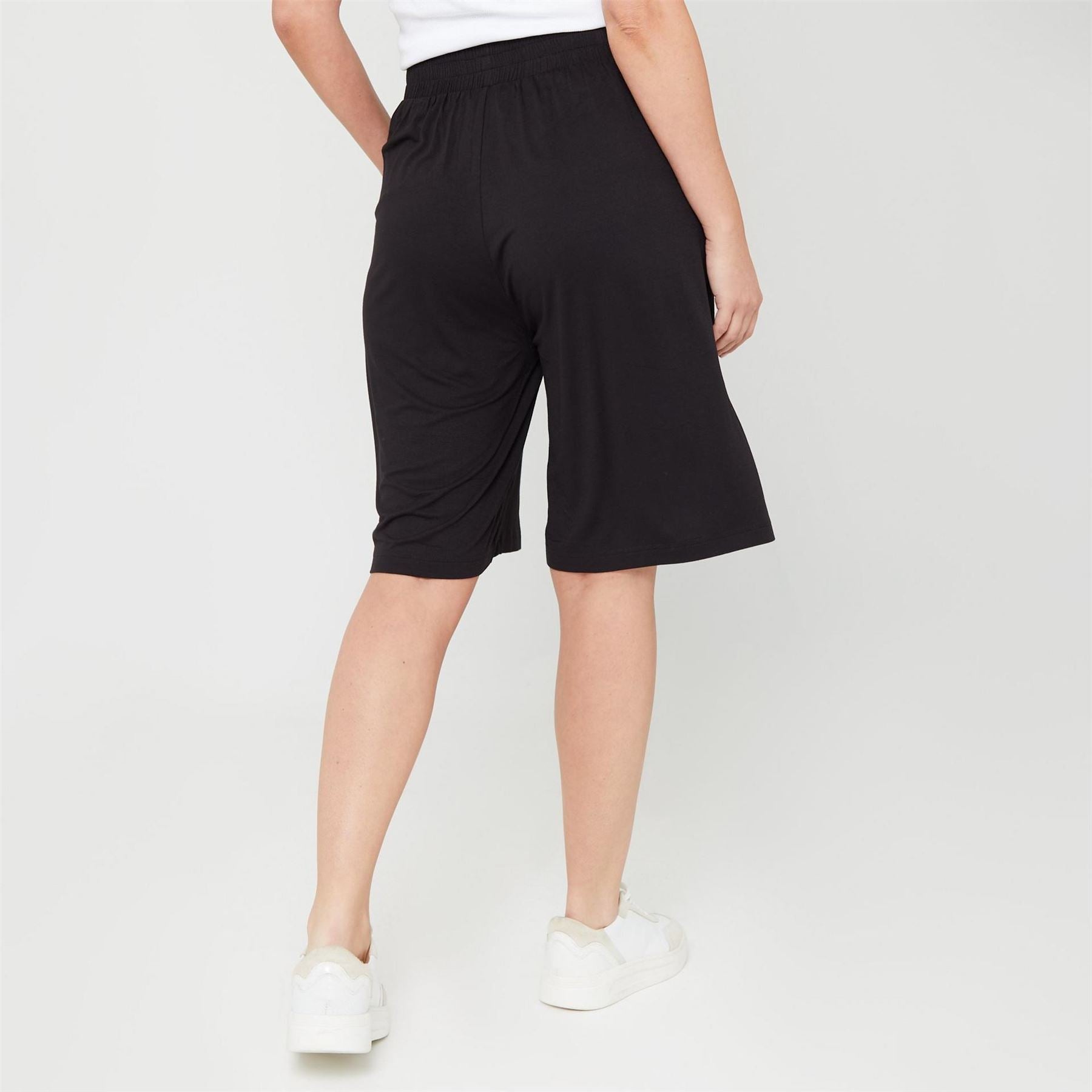 Be You Beyou Knee Length Fleece Jogger Shorts