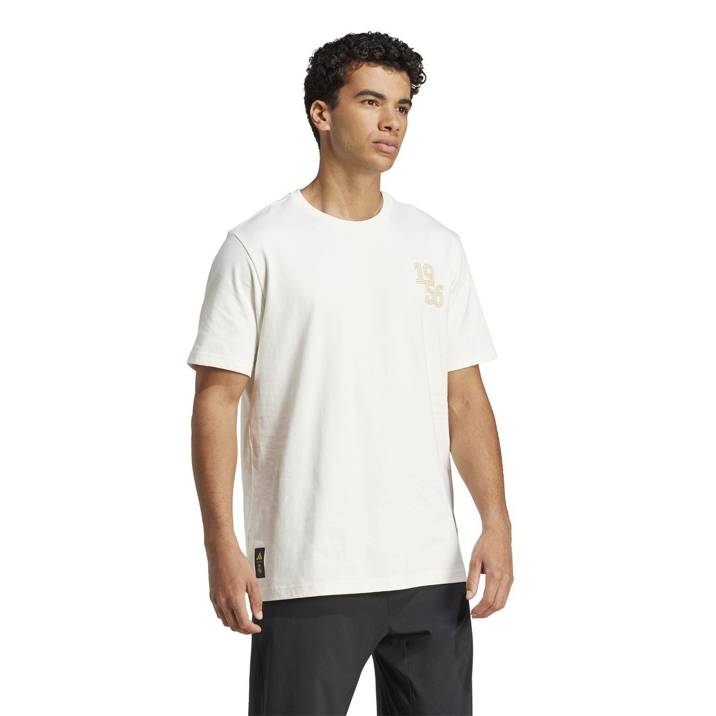 adidas Mens Real Madrid Heavy Cotton T-Shirt