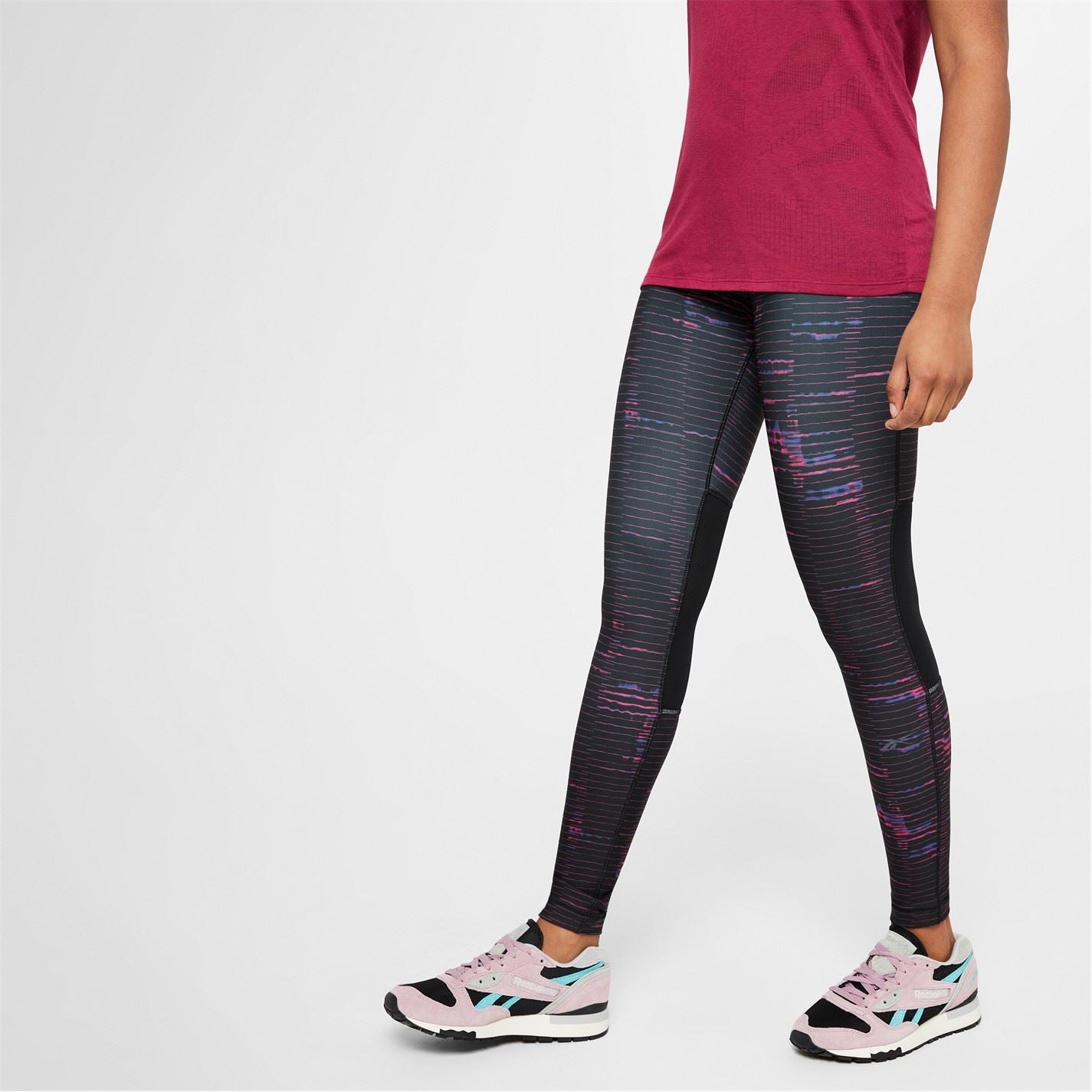 Reebok Womens Running Lux Bold Leggings Legging