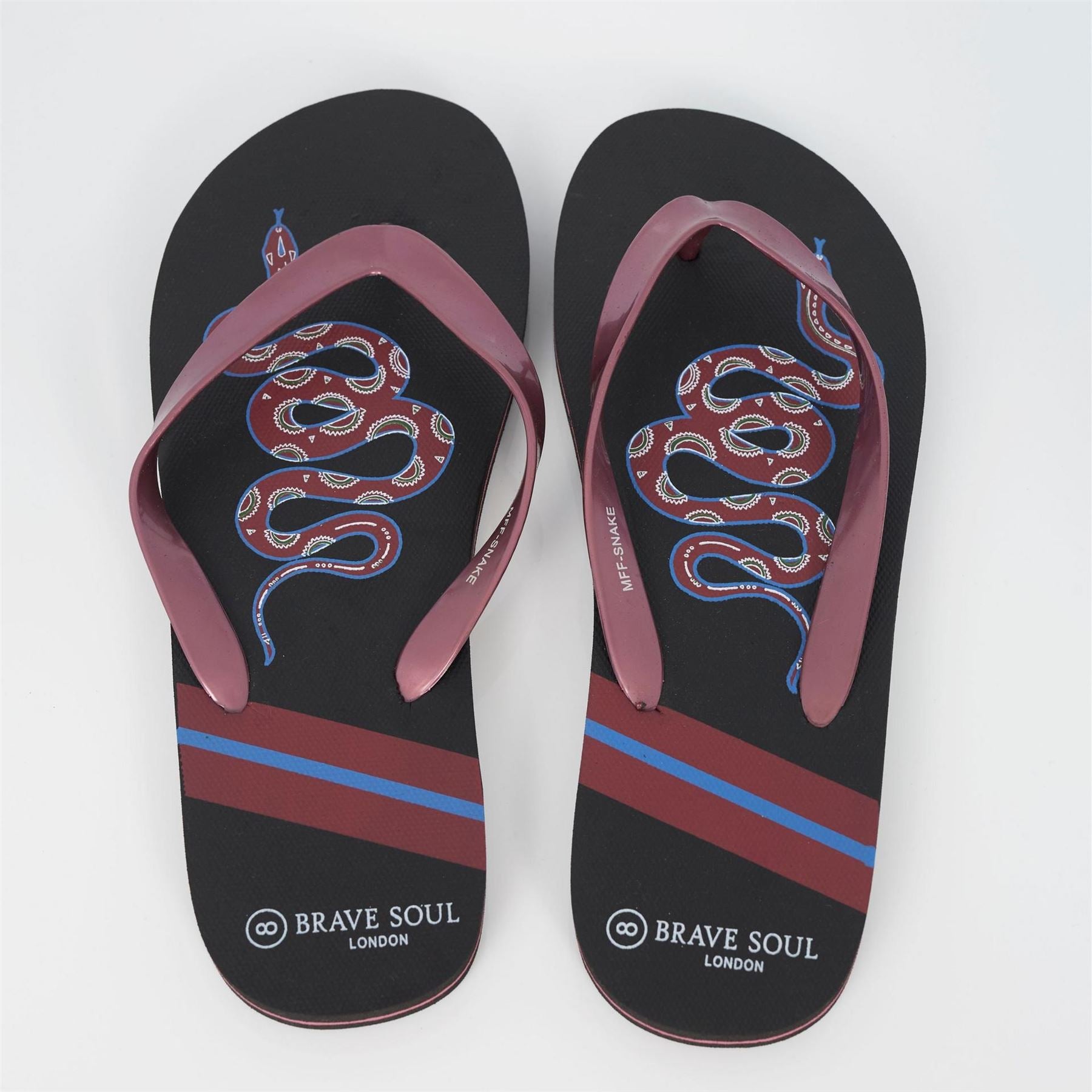 Brave Soul Mens Classic Flip Flop