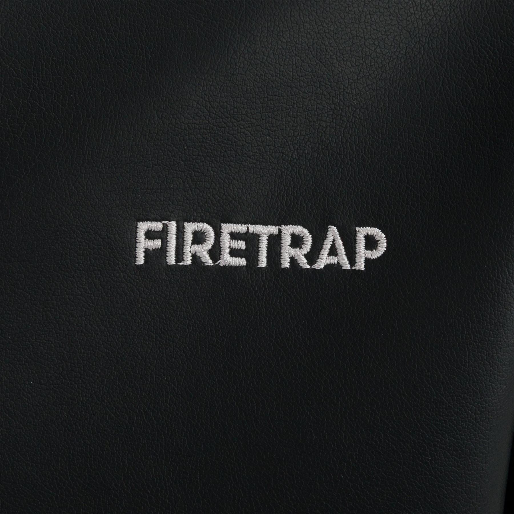 Firetrap Mens Hood Pu Jacket