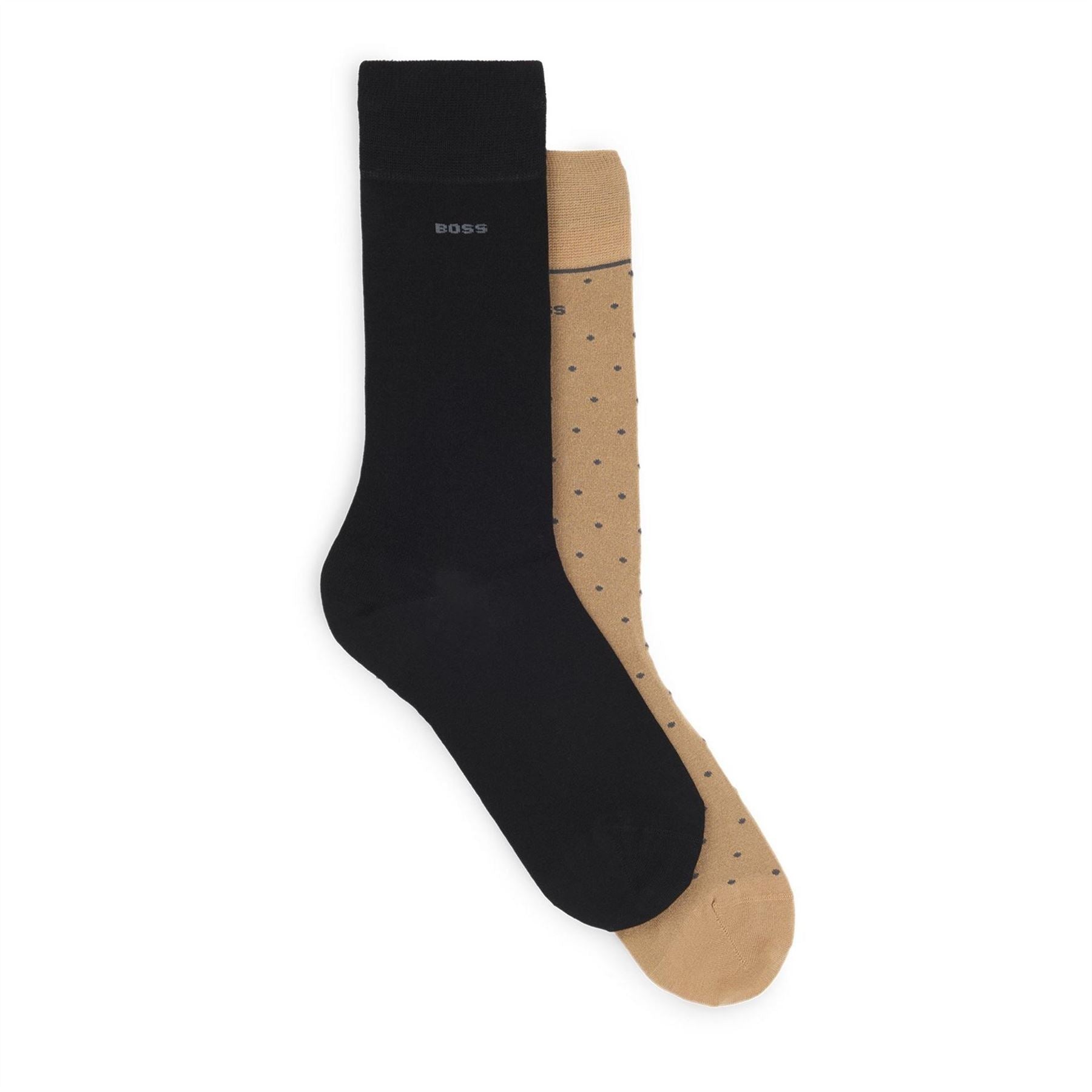Boss 2 Pack Dots Bamboo Crew Socks