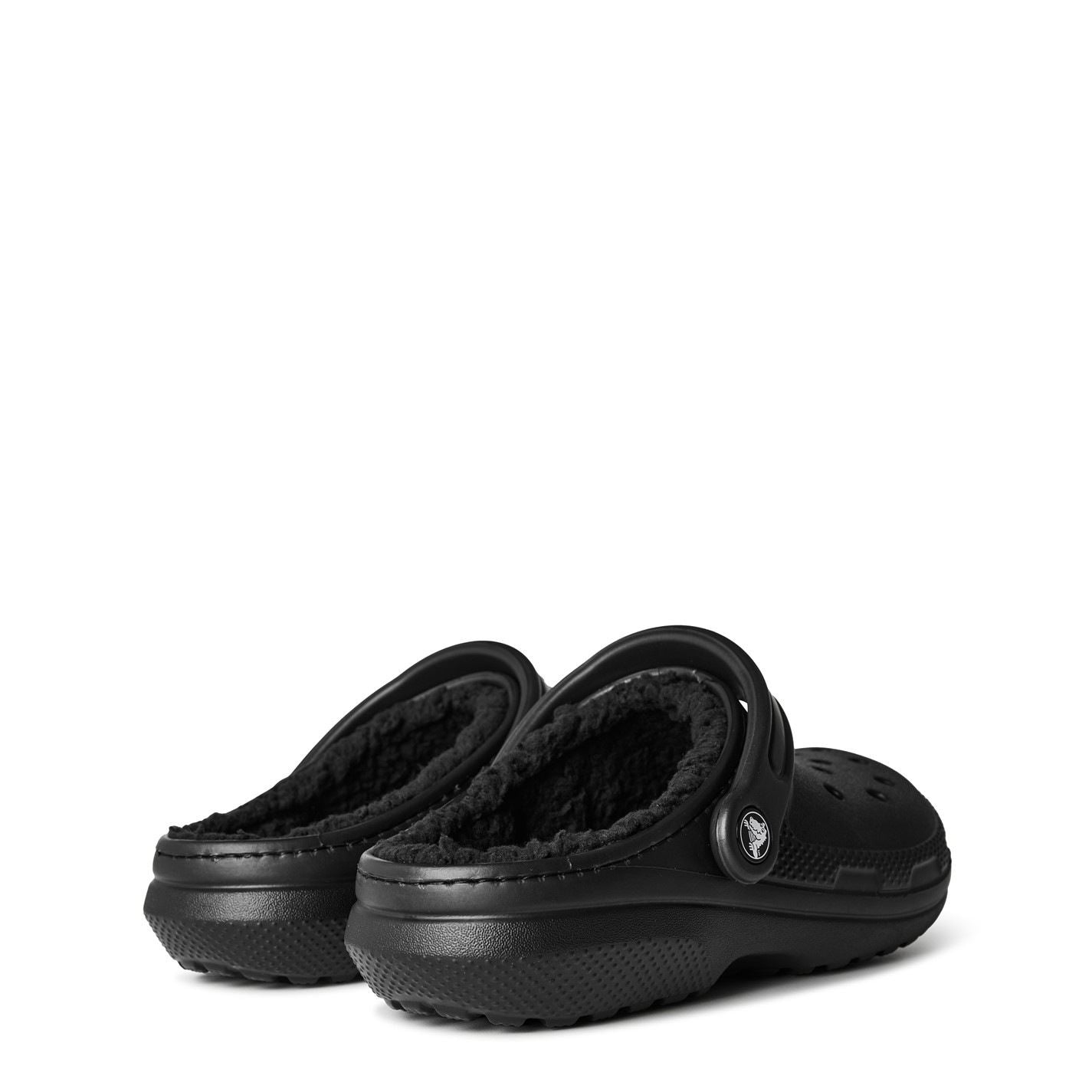 Crocs Lined Shuv Clogs with Perforated Toe