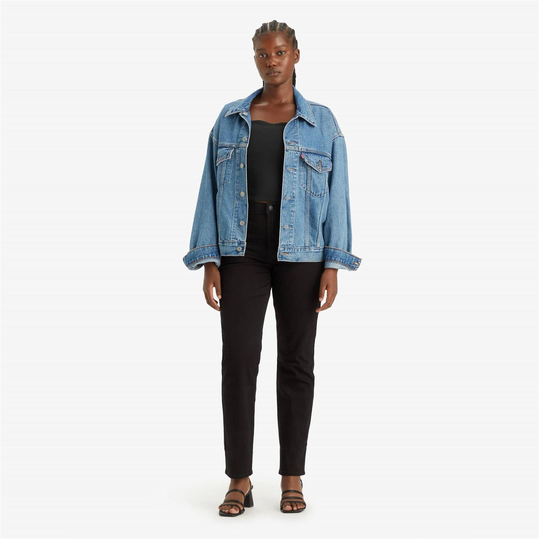 Levis High Rise Straight Jeans