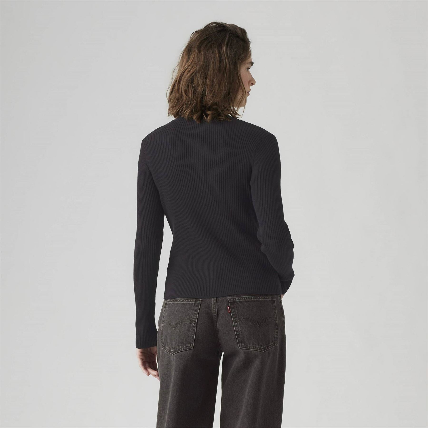 Levis Caviar V-Neck Long Sleeve Sweater